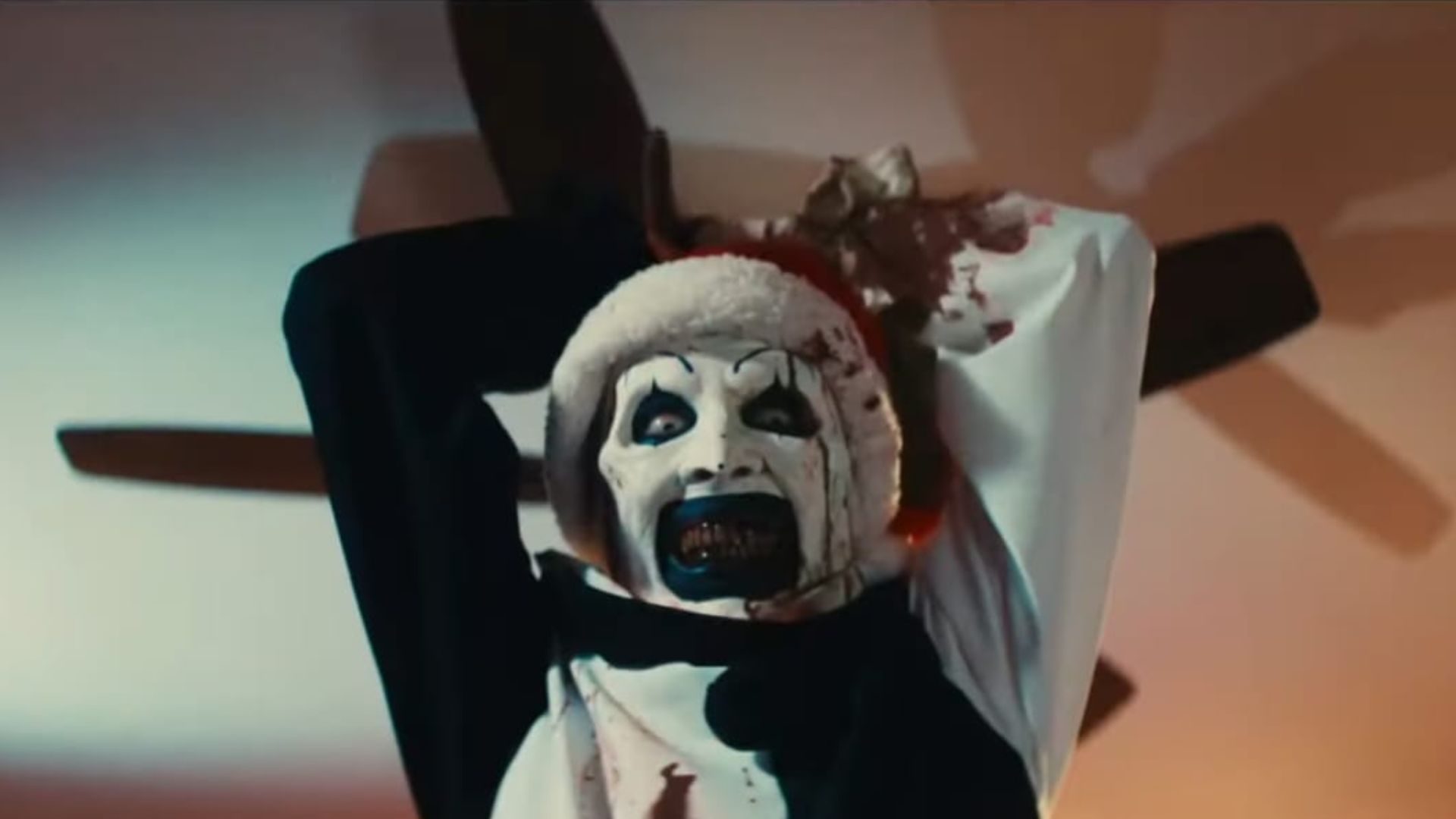 Terrifier 3 has many violent and gory scenes | Image Source: Dark Age Cinema