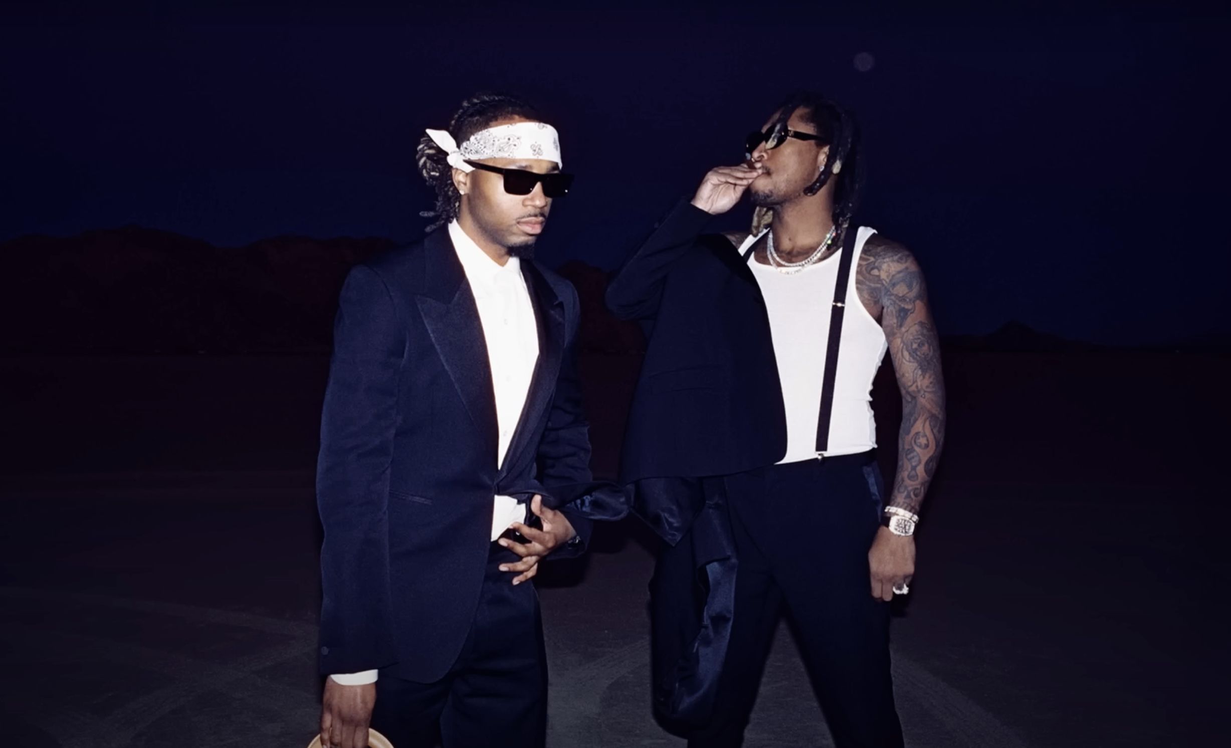 Future, Metro Boomin, Kendrick Lamar - Like That music video (Image via YouTube/Future)