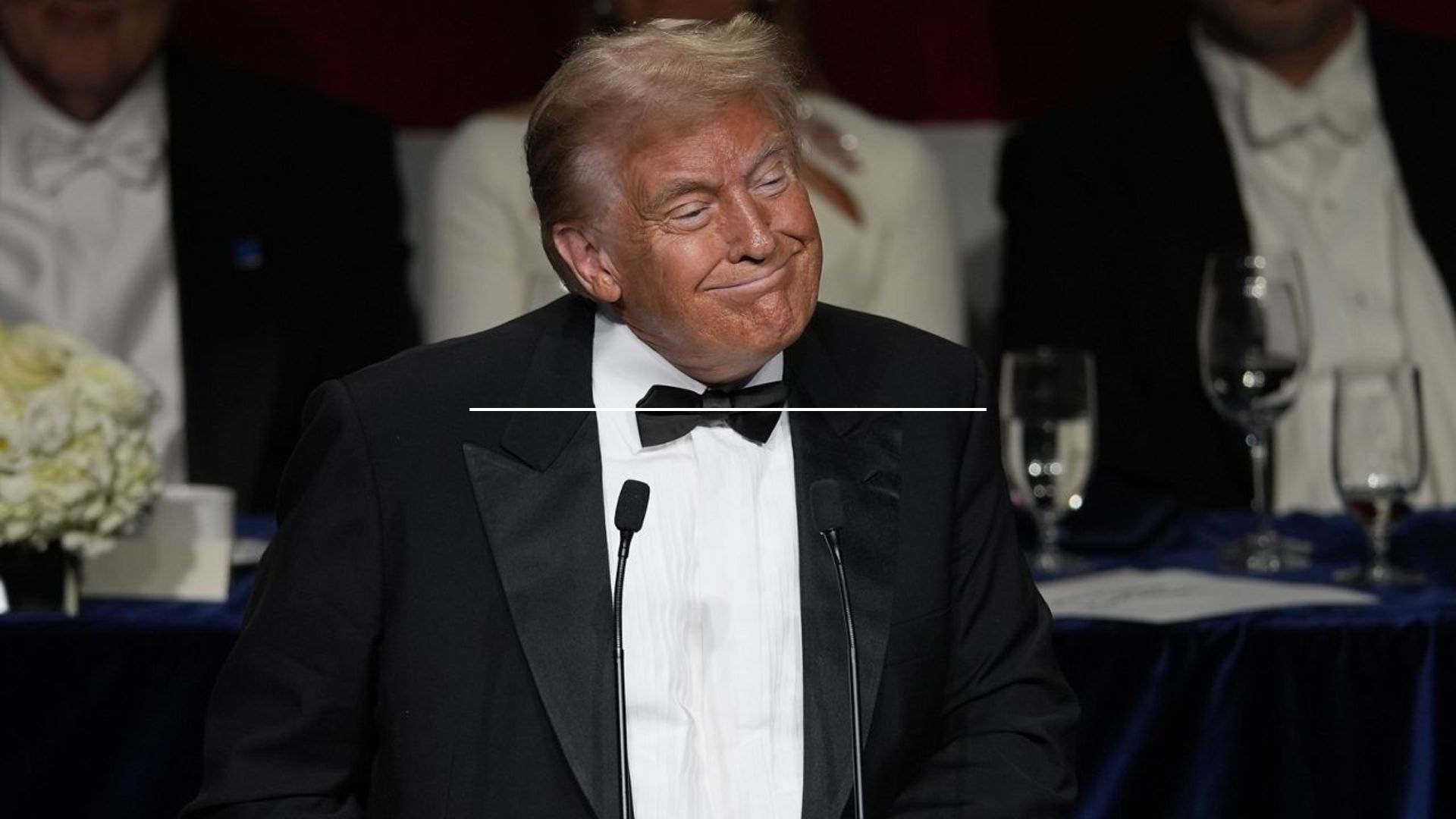 Donald Trump cracked a Tampon Tim joke during his Al Smith dinner speech 