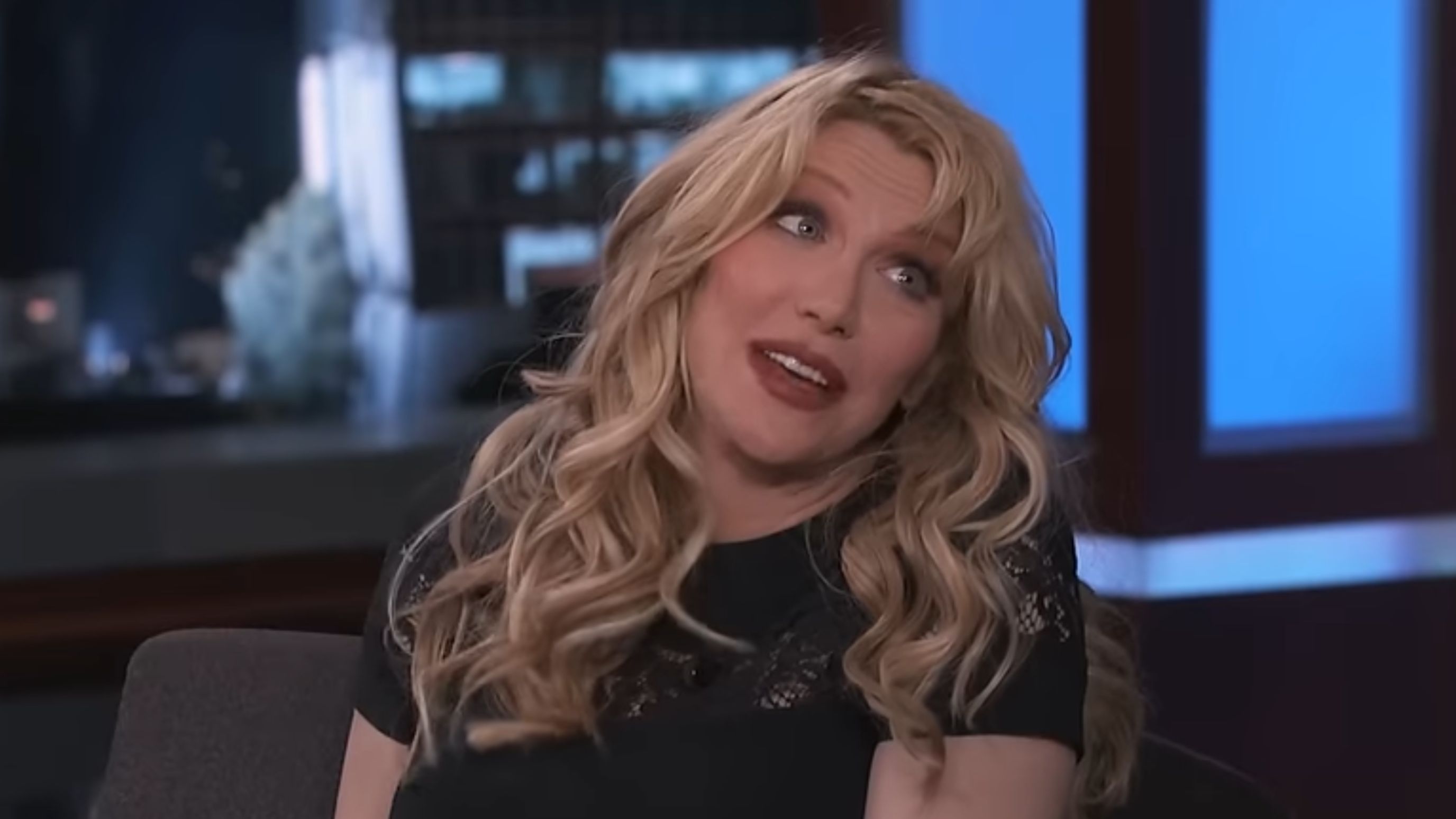 Courtney Love | Image Source: Jimmy Kimmel Live via YouTube