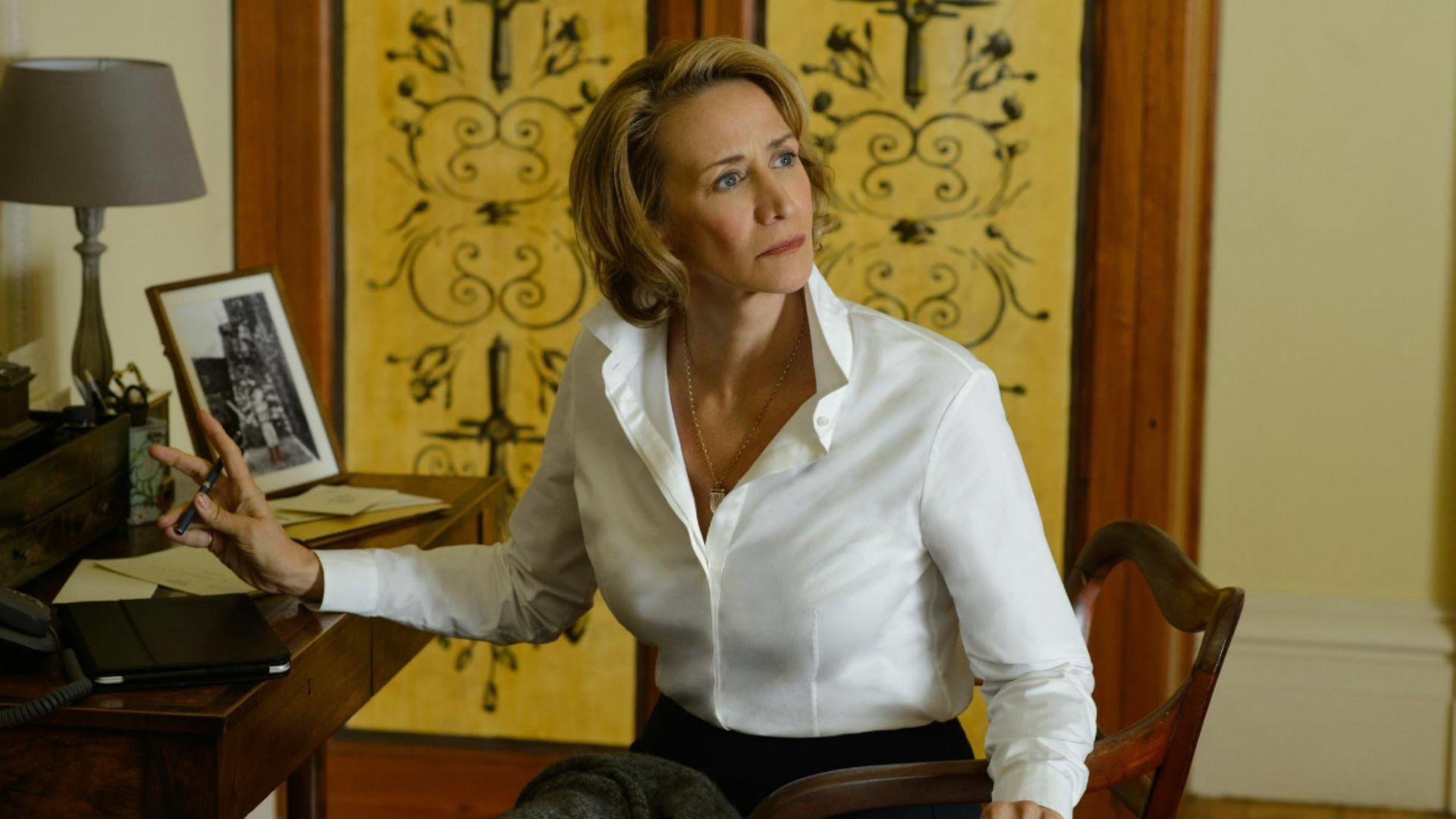 Janet McTeer in Me Before You (Image via Prime Video, New Line Cinema)