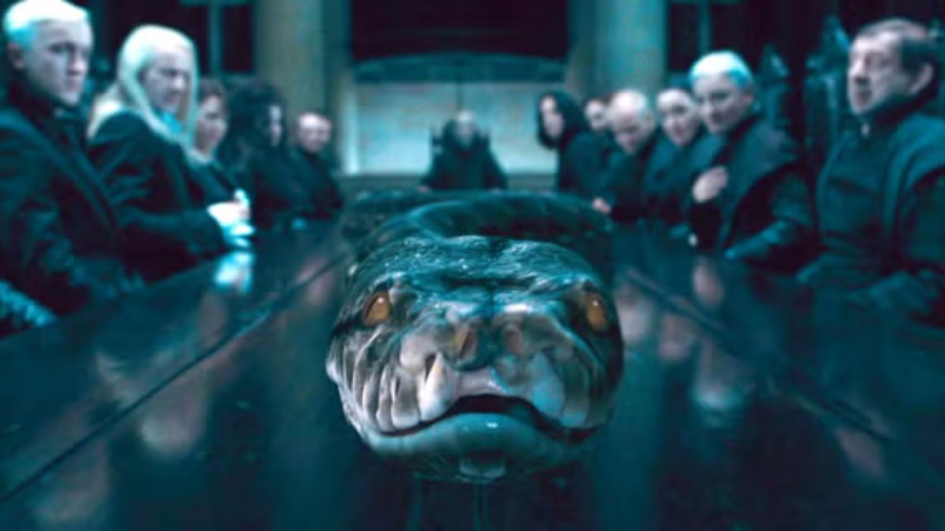 A faithful ally of Voldemort in the form of a dangerous creature, Nagini has a big role to play | Image Source: Warner Bros