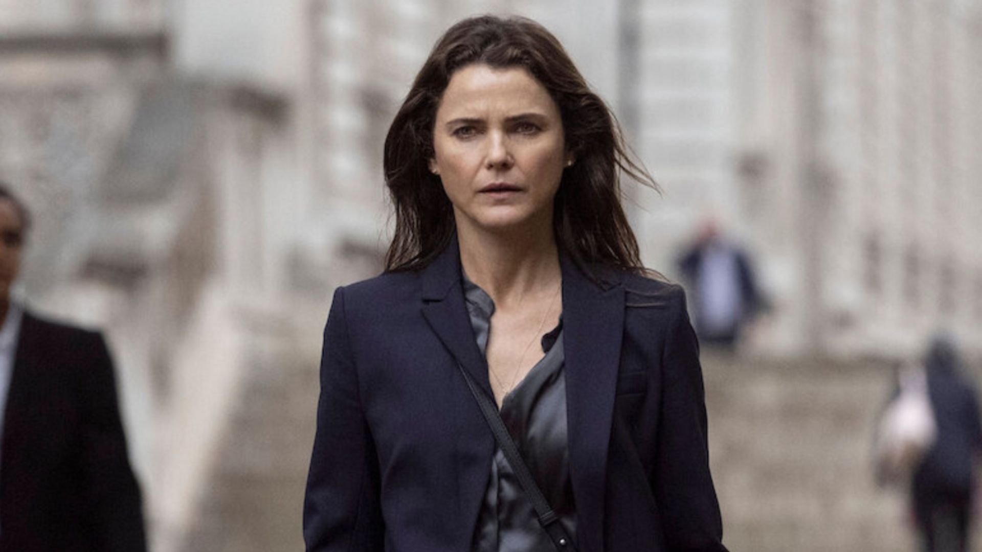 Keri Russell as Kate Wyler in a scene from The Diplomat Season 1 | Image Source: Netflix