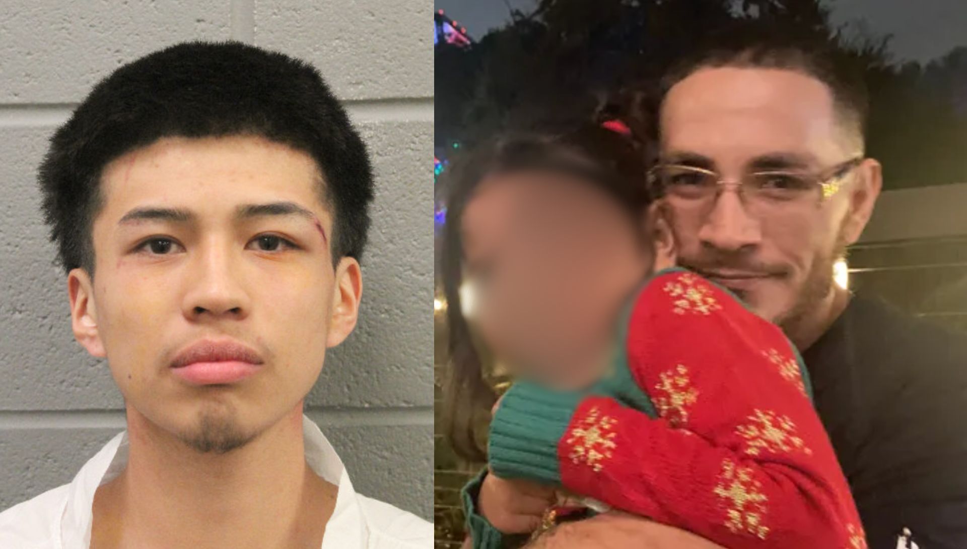 Cristian Martinez, killer (Left) and Osvaldo Casas the victim (Right) (Image via cityofhouston and GoFundMe)