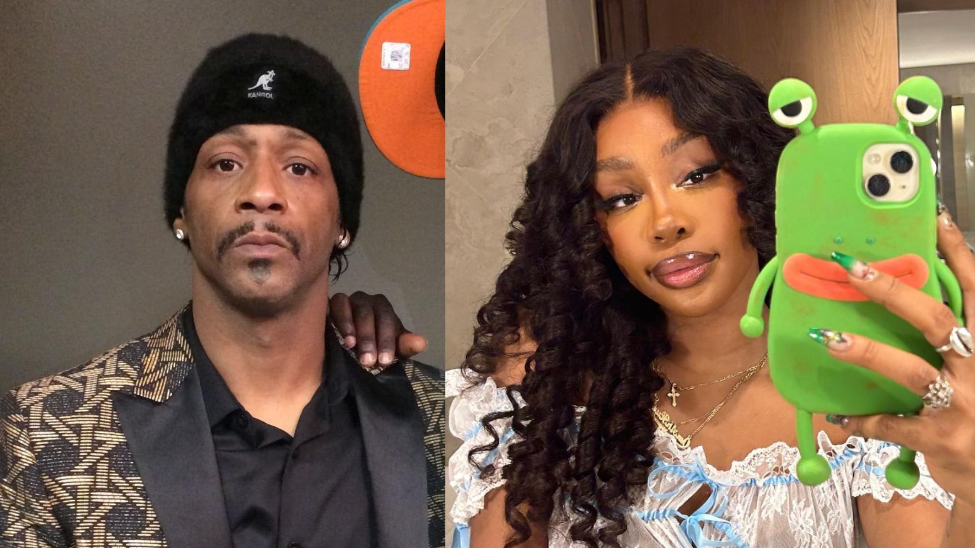 Katt Williams, SZA (Image via Instagram/@sza, Twitter/@KattWilliams)