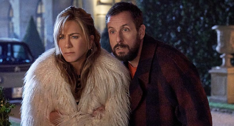 Adam Sandler (right) in Murder Mystery 2 (Image via Netflix)