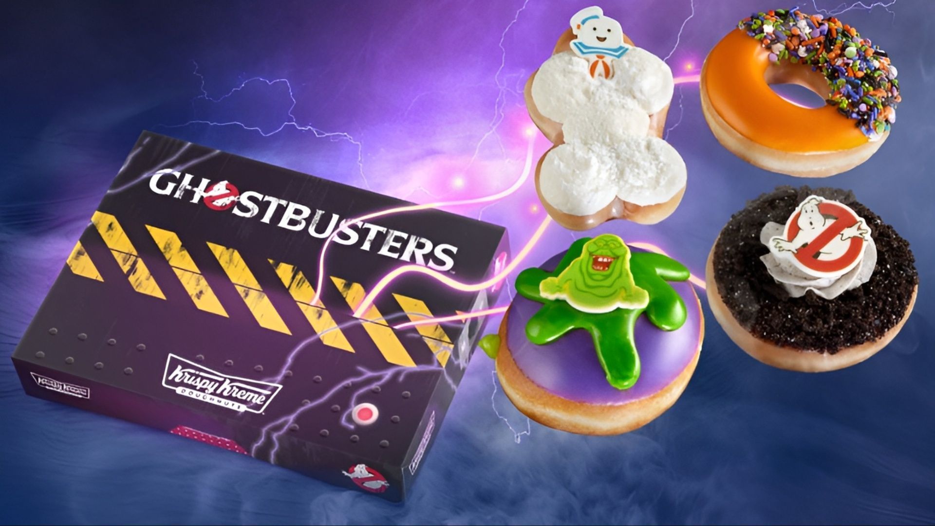 Krispy Kreme releases limited-time Ghostbusters doughnuts (Image via investors.krispykreme.com)