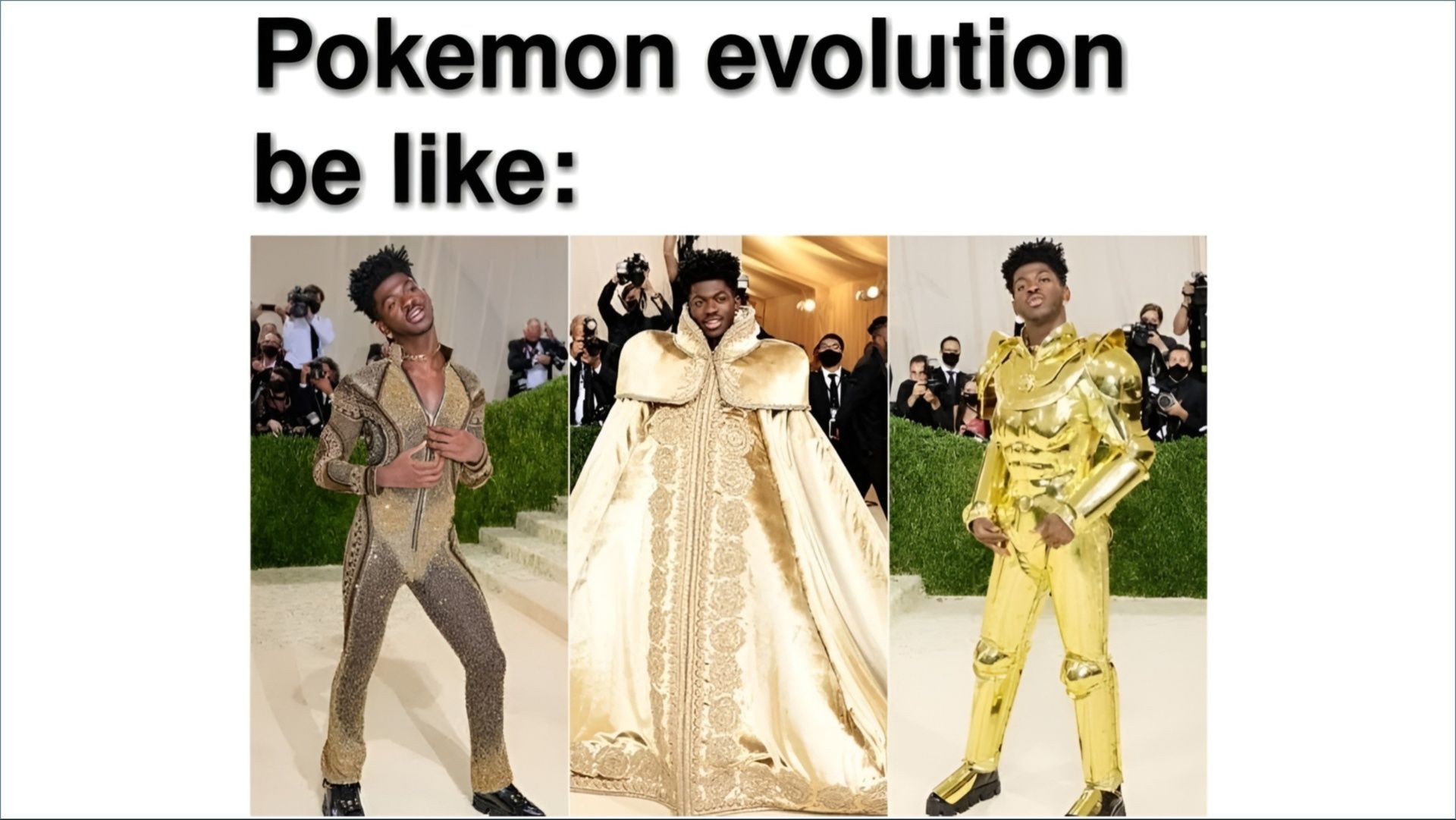 Netizen creates a Lil Nas Pokemon meme (Image via @Bijshocker/Reddit)