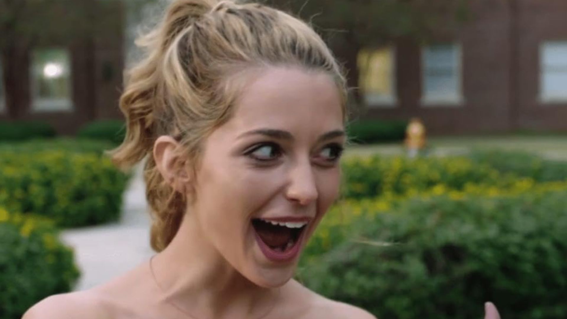 Jessica Rothe in Happy Death Day (Image via Netflix)