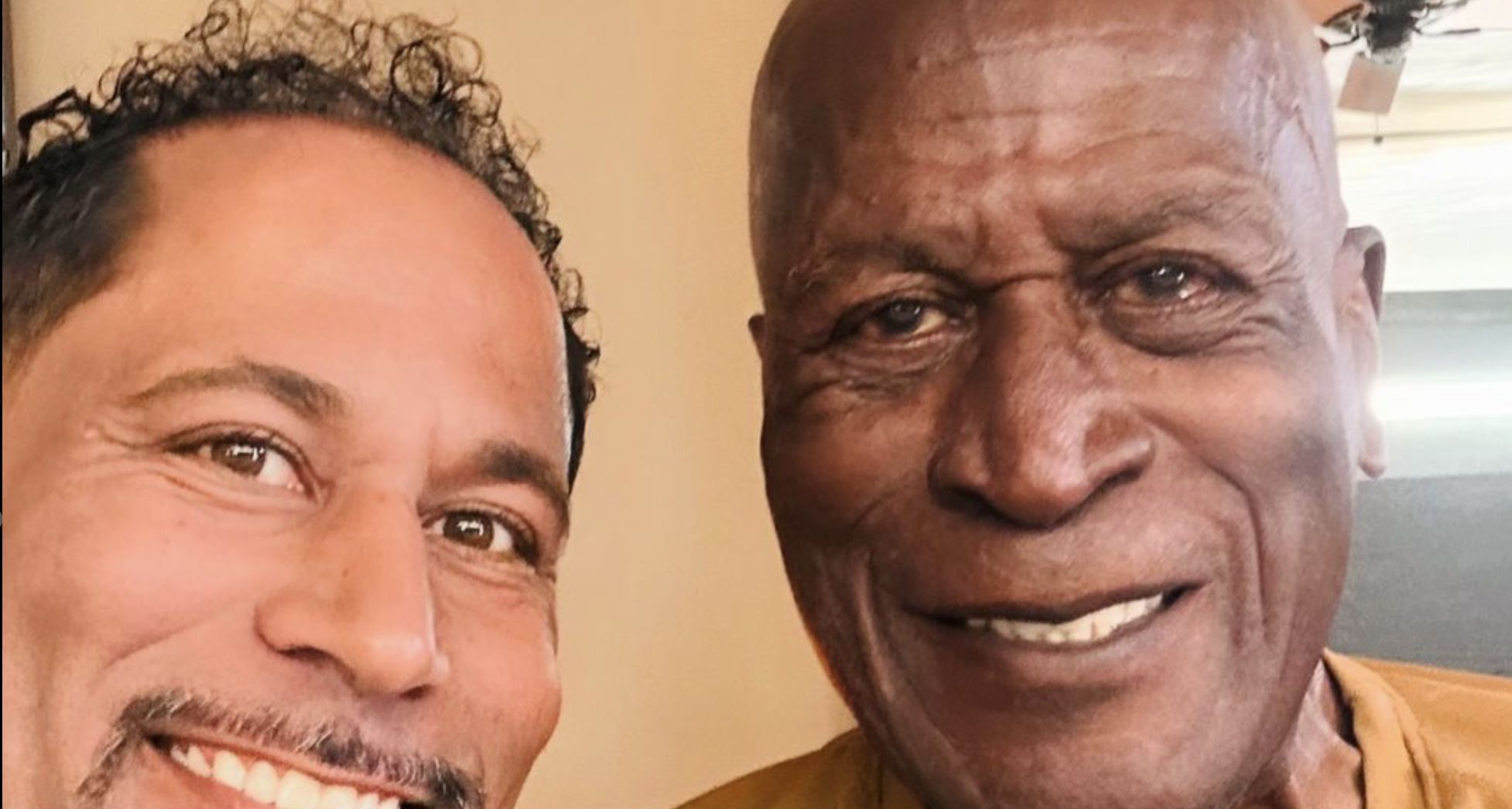 John Amos and his son, K.C. Amos (Image via Instagram/@k.c.amos)