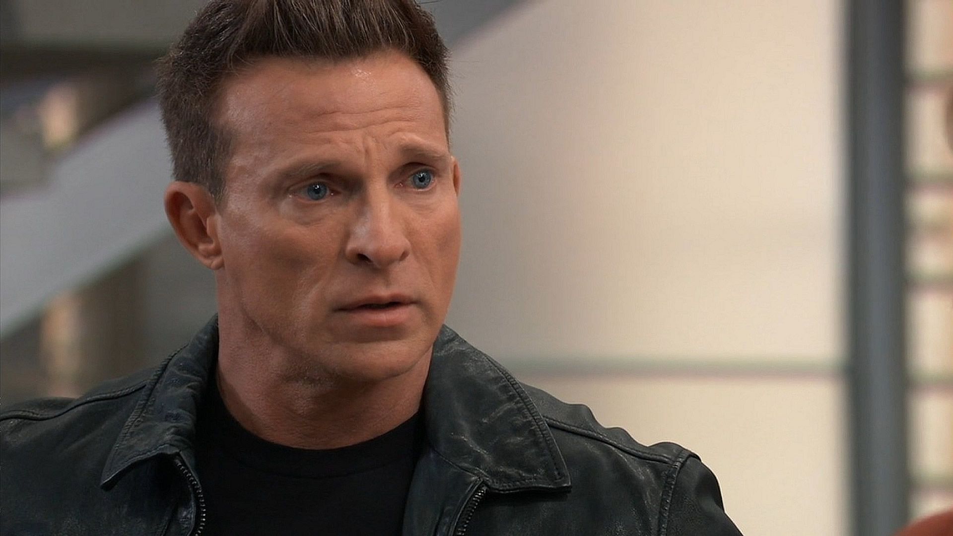 General Hospital&#039;s Steve Burton as a worried Jason Morgan. | Image Source: ABC/Hulu