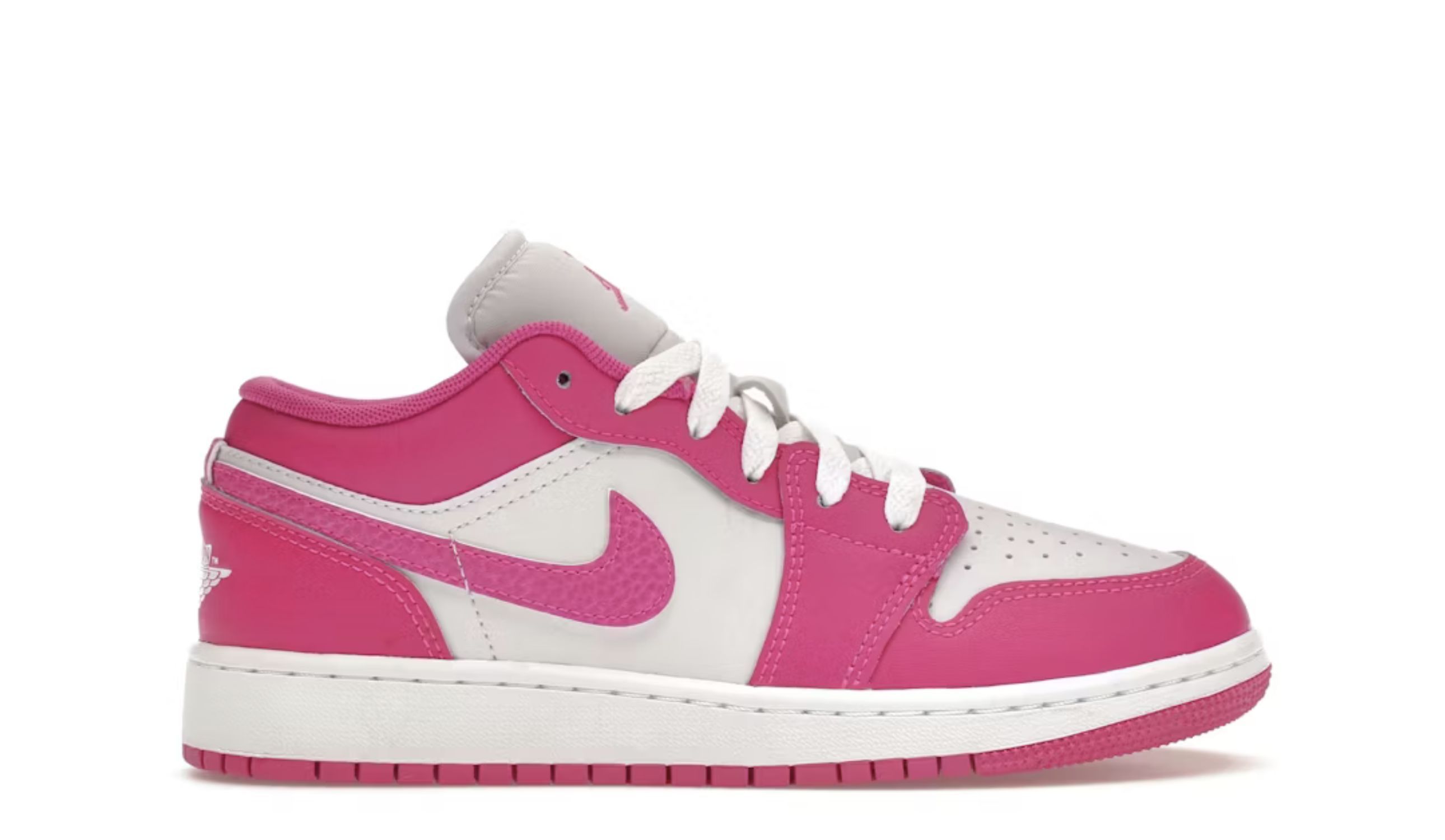 Jordan 1 Low Fire Pink (GS) (Image via Nike)