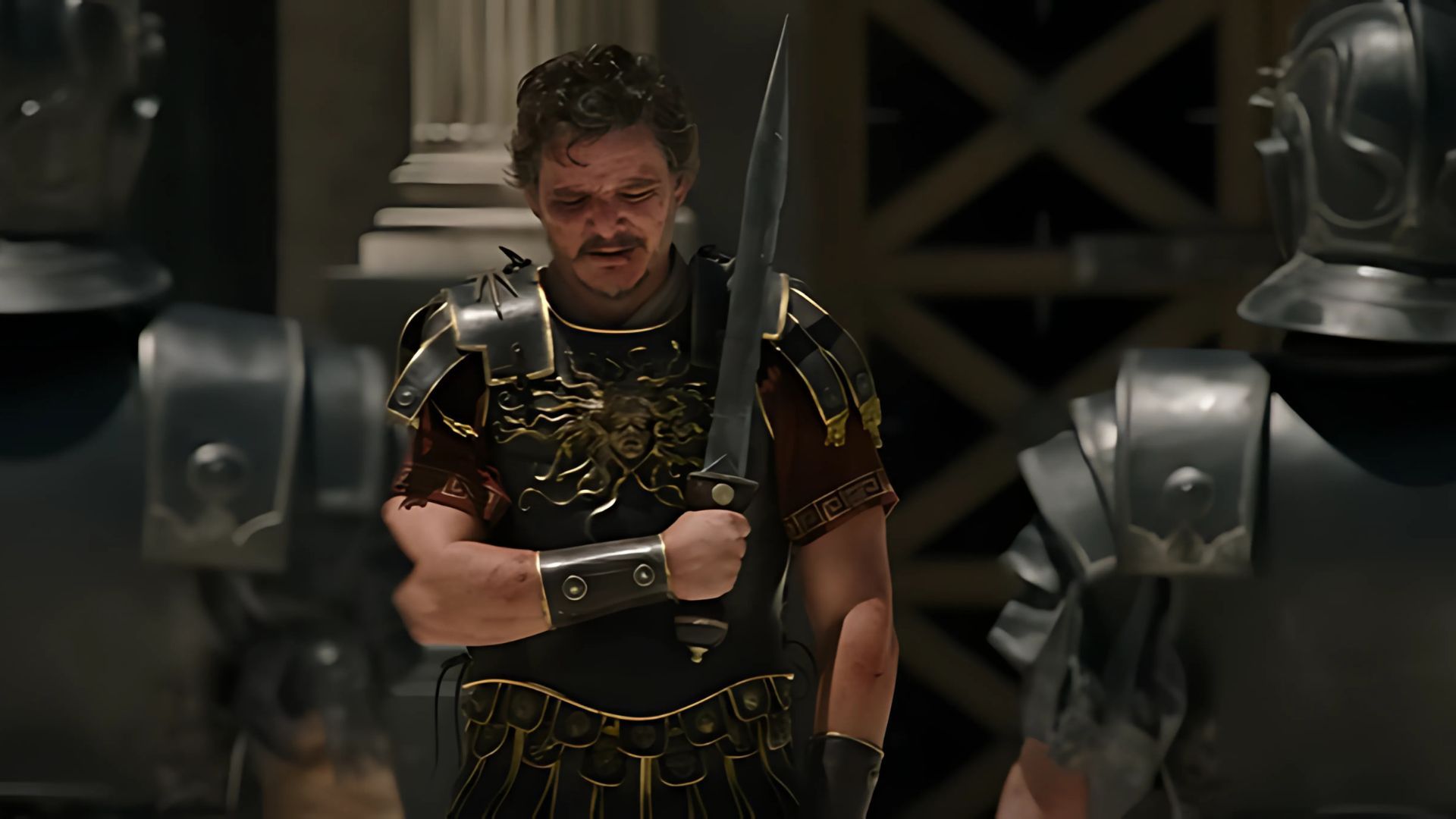 Pedro Pascal as Marcus Acacius in Gladiator 2 | Image source: Paramount Pictures on YouTube