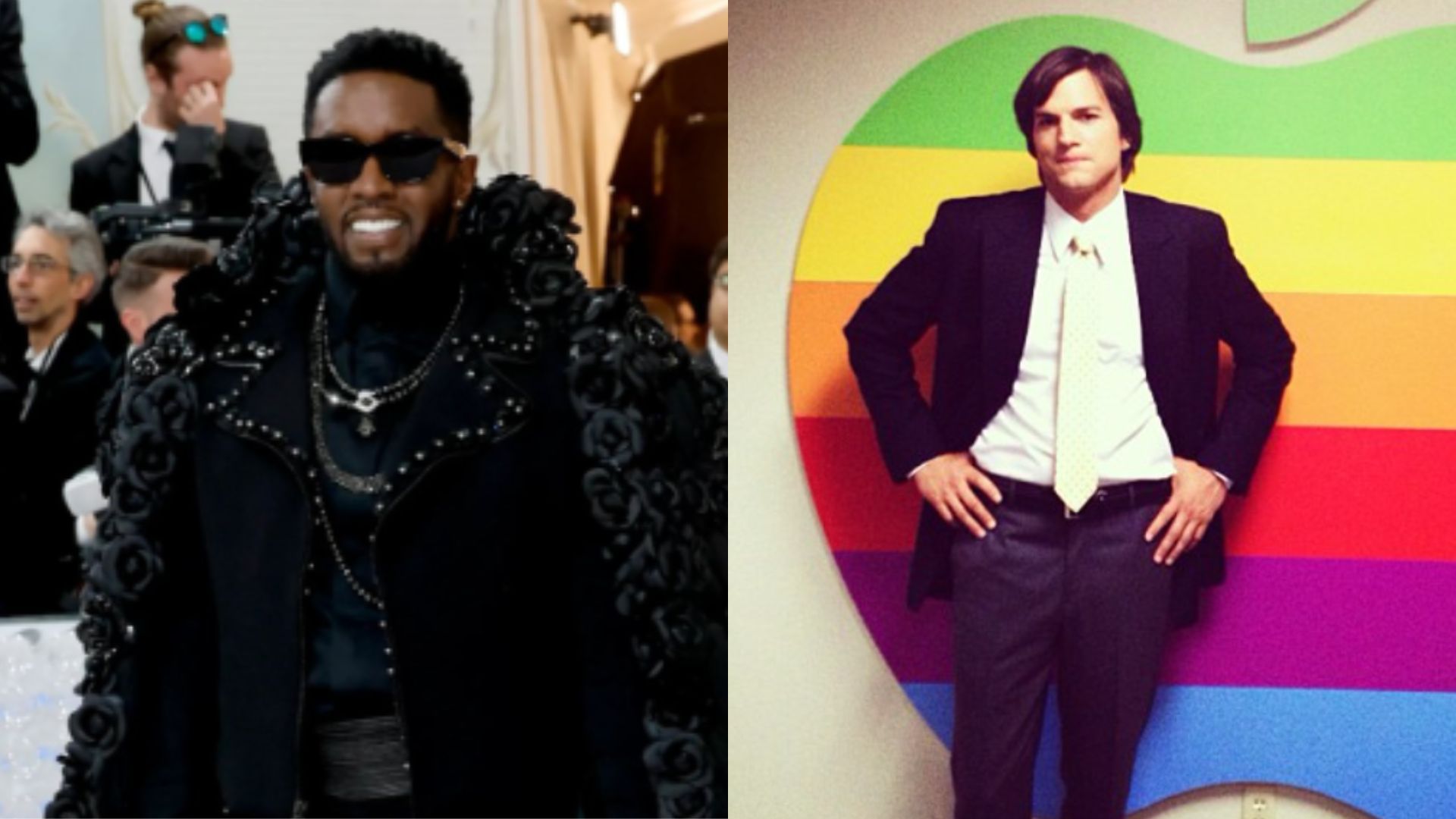 Rep for Ashton Kutcher denies actor is under investigation amid ties to Diddy (Image via X and Instagram/@Diddy and @aplusk)