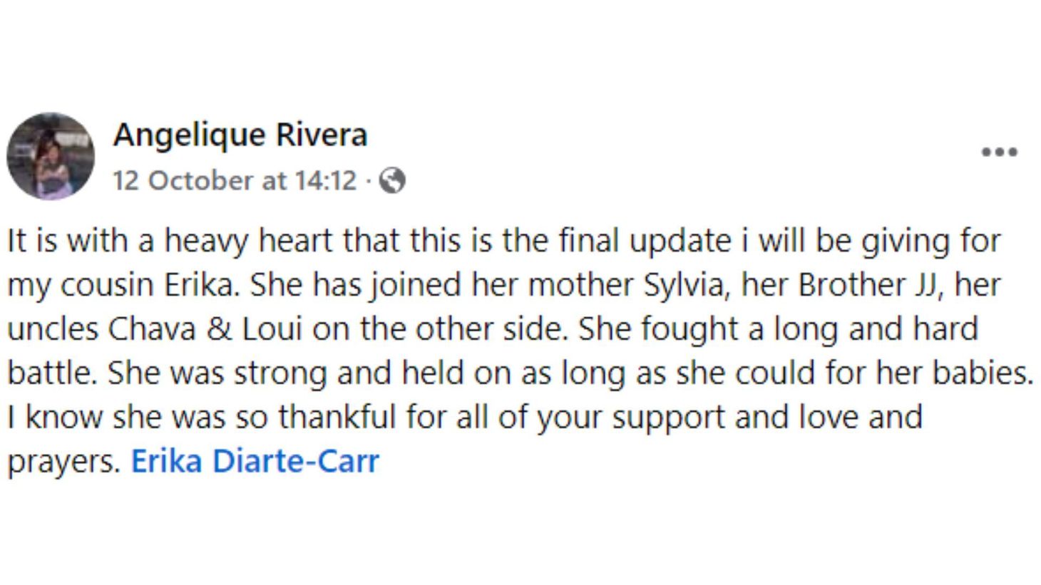 Erika Carr GoFundMe raises over 1.1 Million as Utah Mom dies after