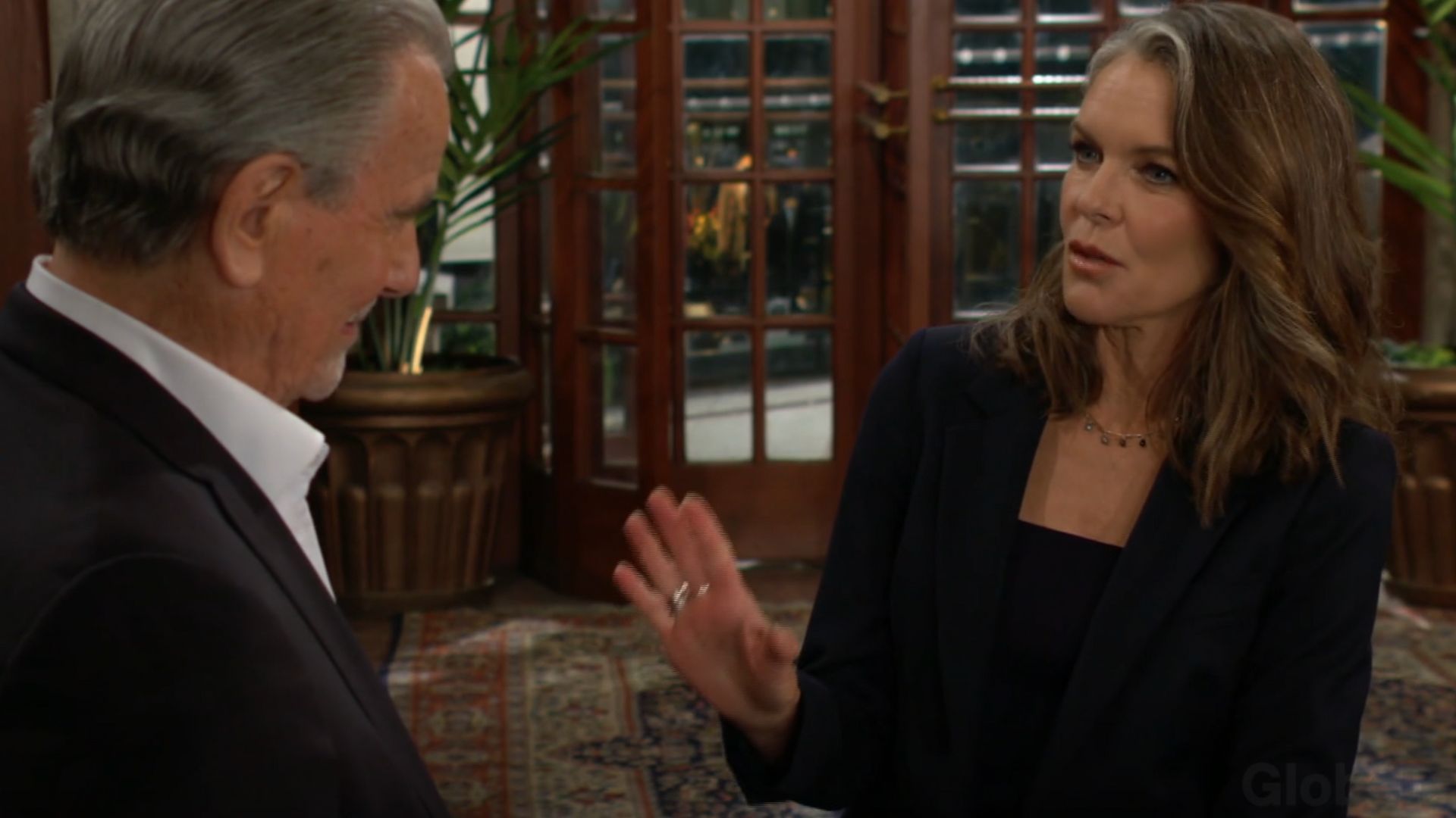 Diane tells Victor to talk to the hand | Image Source: CBS