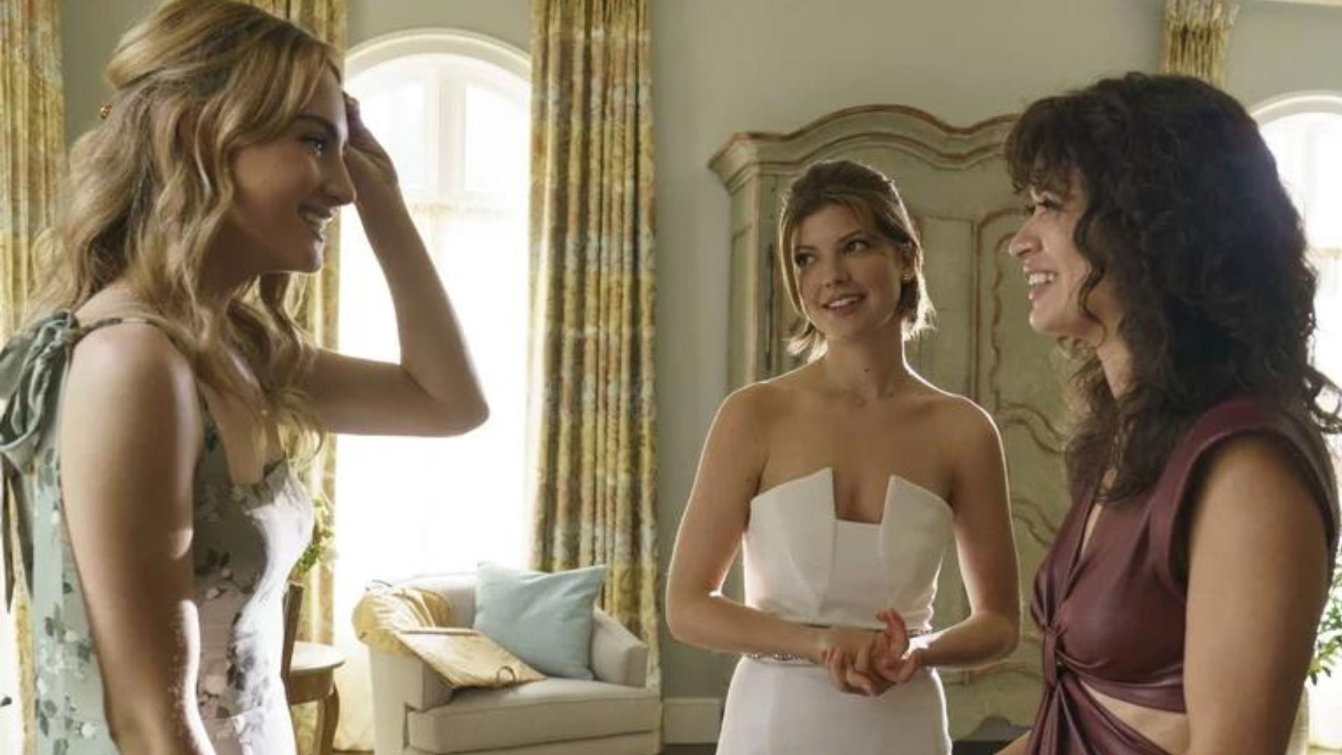 Bree, played by Catherine Missal getting ready for her engagement party (Image Source - Hulu)