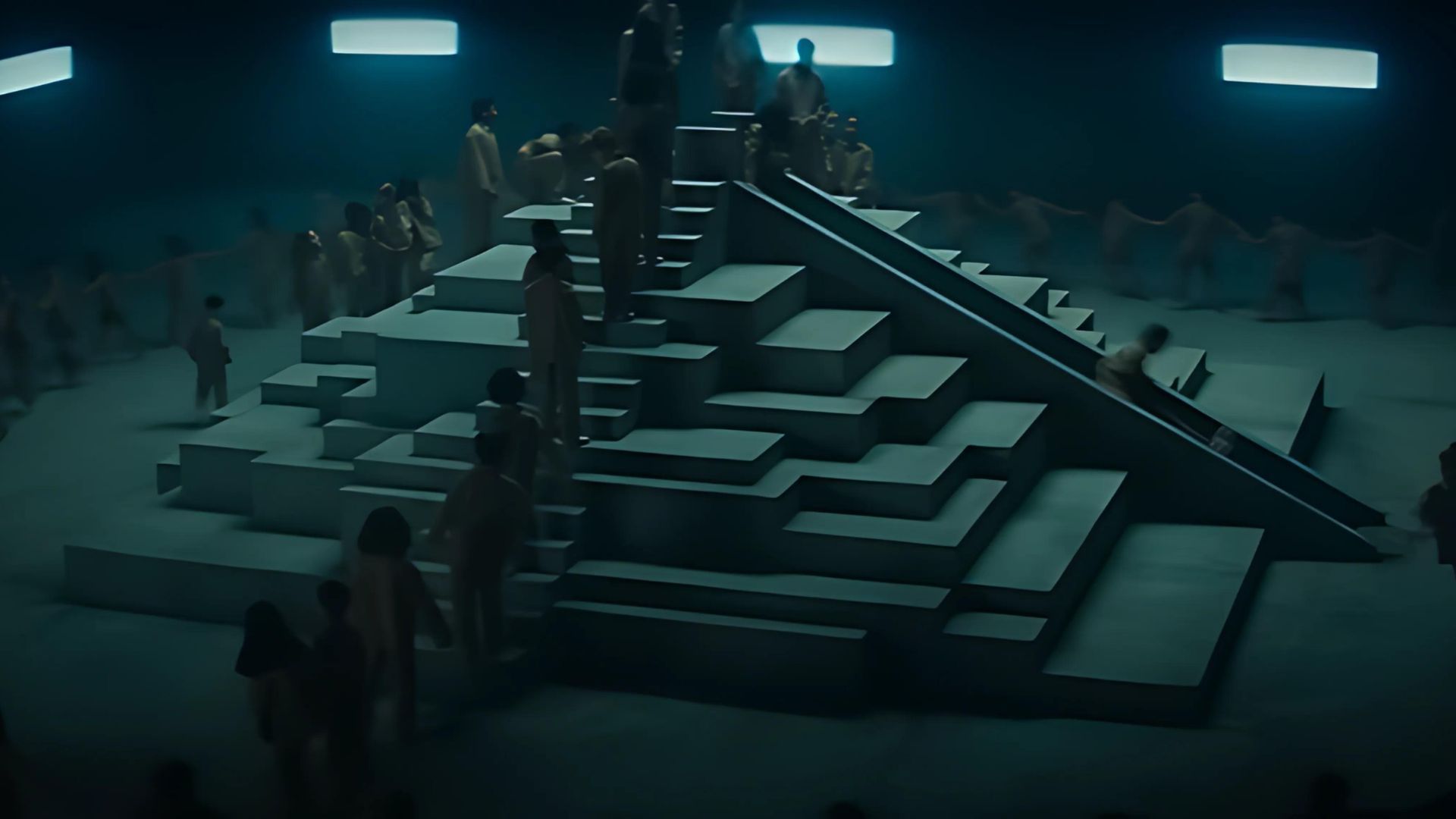 The inmates of the &#039;Pit&#039; in The Platform 2 | Image source: Netflix on YouTube