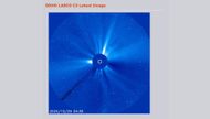 Latest capture of the Headless Halloween Comet (Image via SOHO LASCO C3, Nasa)