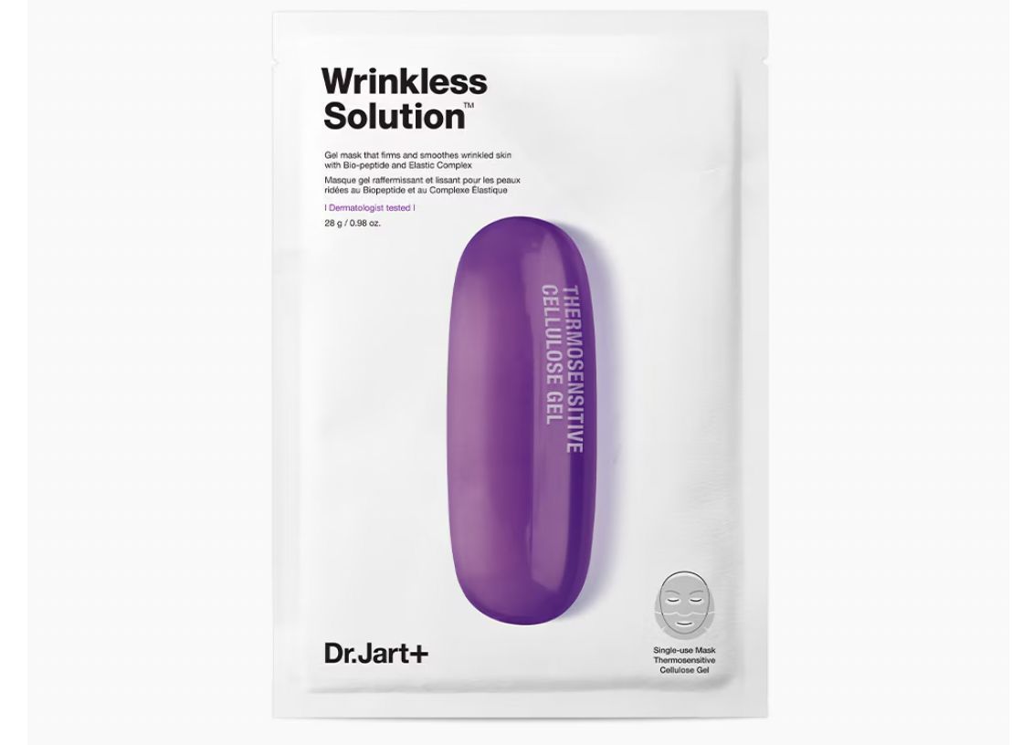 The wrinkles solution mask is ideal for mature skin. (Image via Dr. Jart)