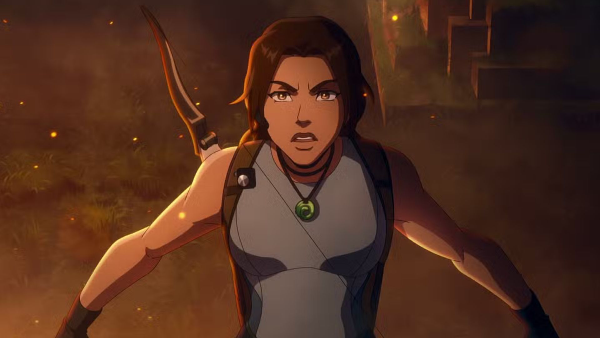 Lara goes to find Sam in the finale (Image Source: Netflix)