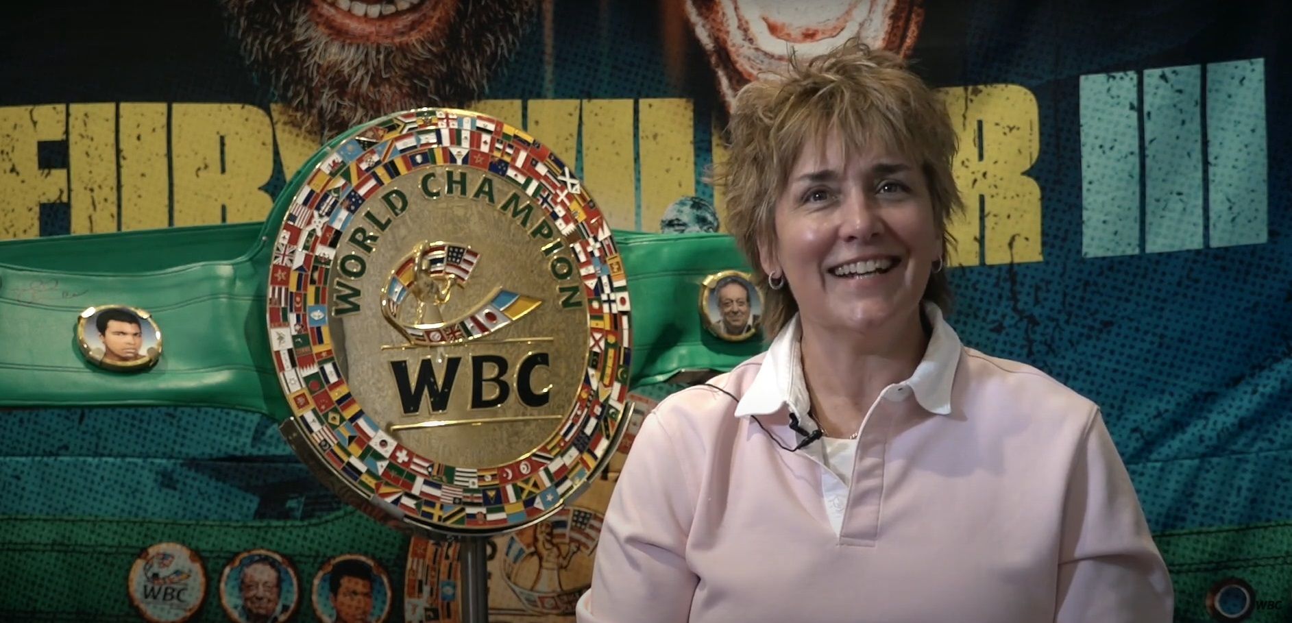 Christy Martin in an interview in 2021 (Image via YouTube/World Boxing Council)