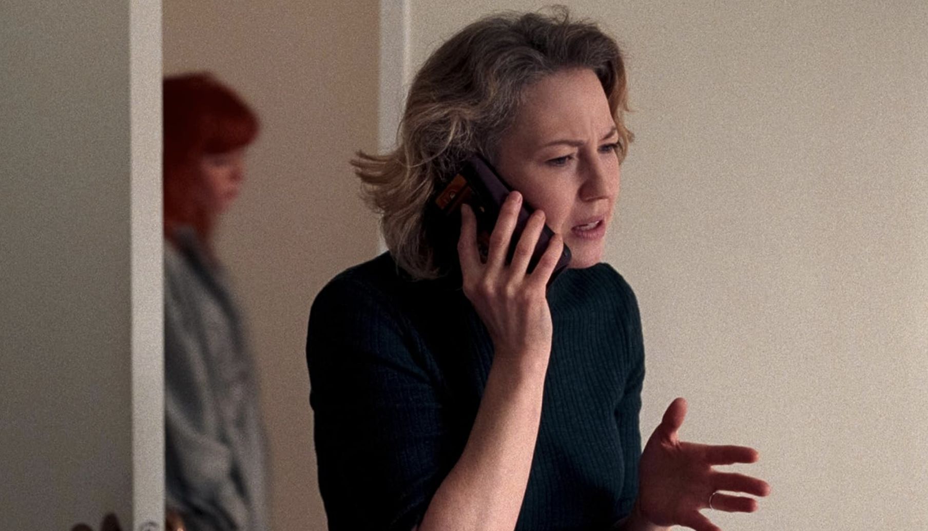 Katie is portrayed by Carrie Coon (Image via Netflix)