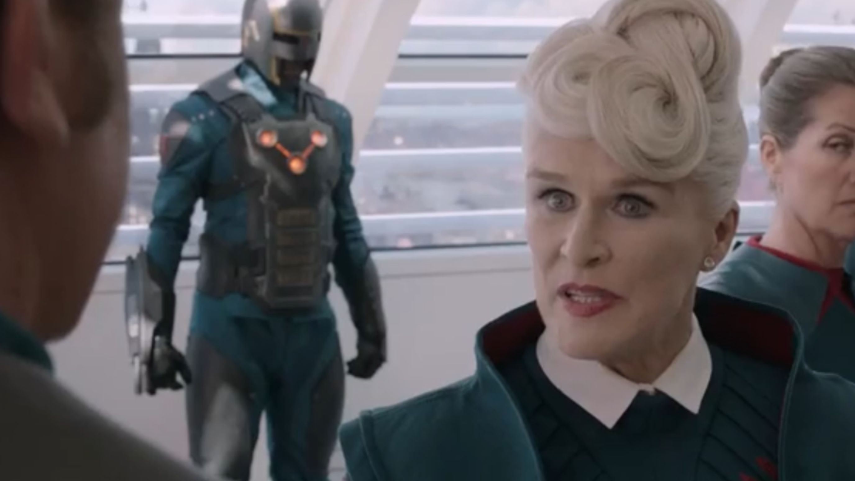 Glenn Close in Guardians of the Galaxy | Image Source: Prime Video ( Walt Disney Studios Motion Pictures)