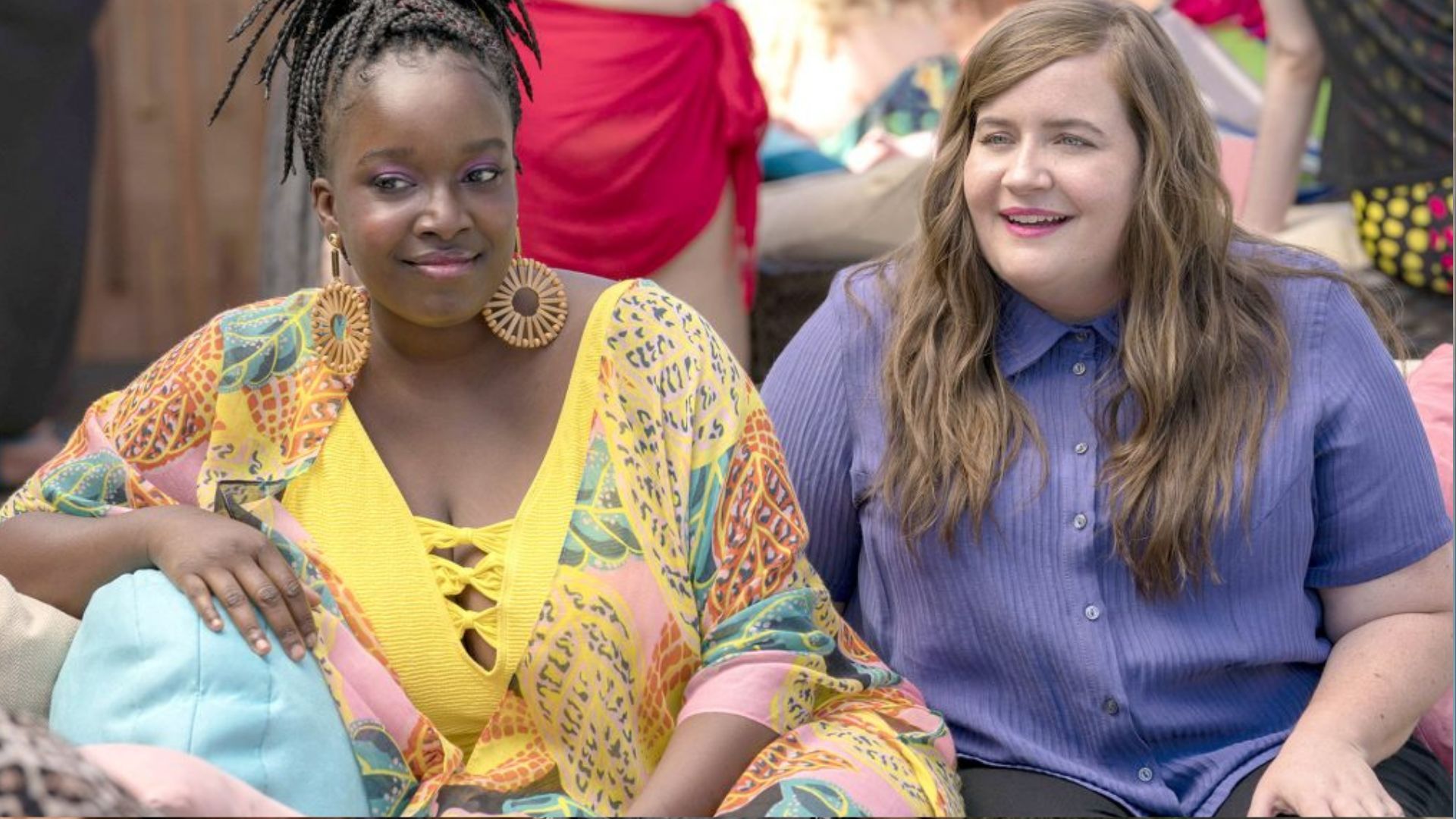 Shrill tells the story of Annie, an aspiring writer who battles with self-image, career aspirations, and relationships (Image Source - Hulu)