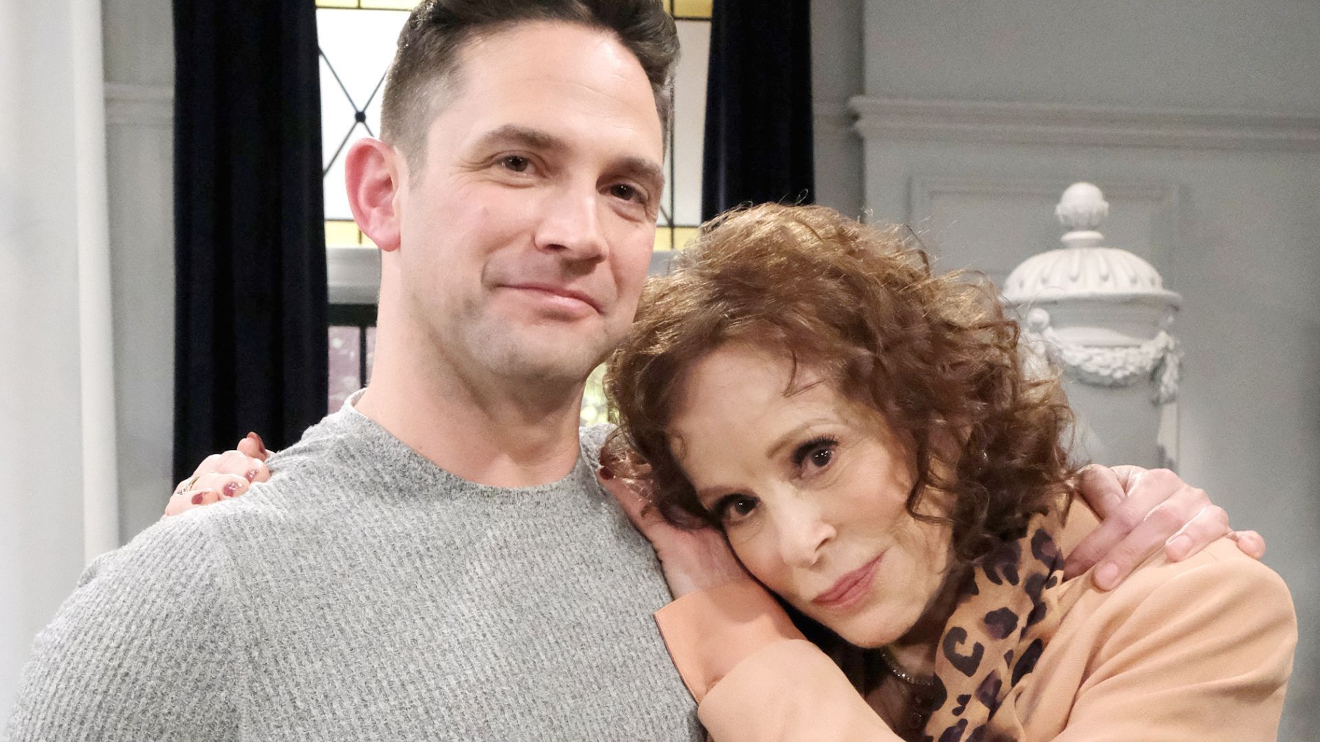 Brandon Barash and Louise Sorel as Stefan and Vivian | Image Source: JPI Studios