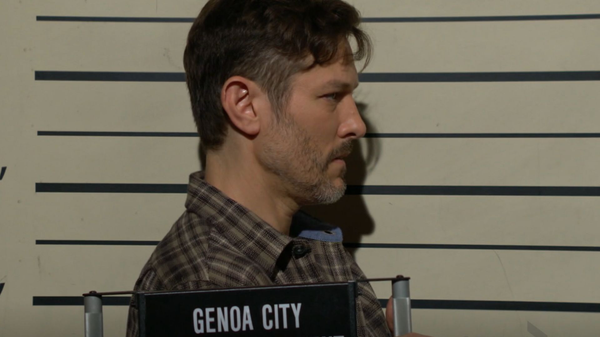 Daniel is booked at the GCPD | Image Source: CBS