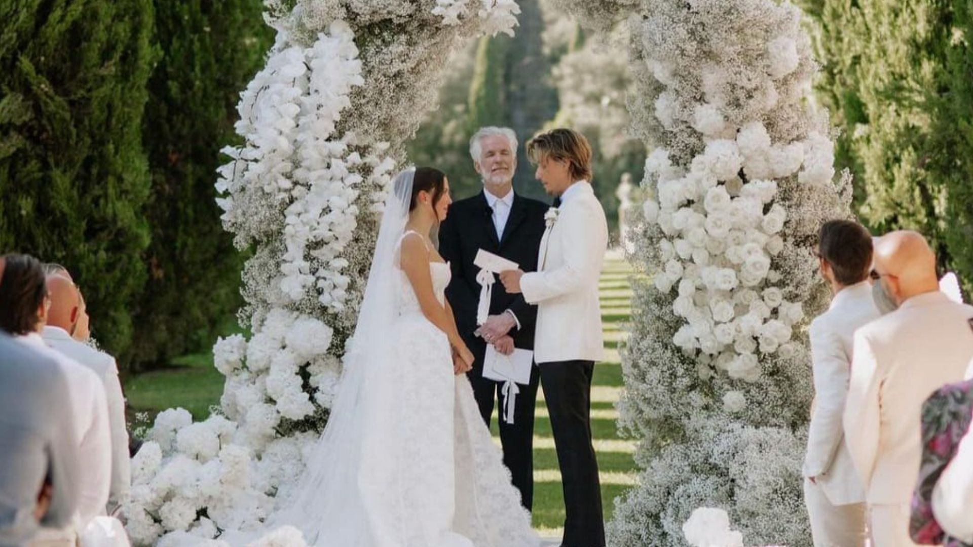 Wedding picture shared by the groom (Image Source: Instagram/@jakebongiovi)