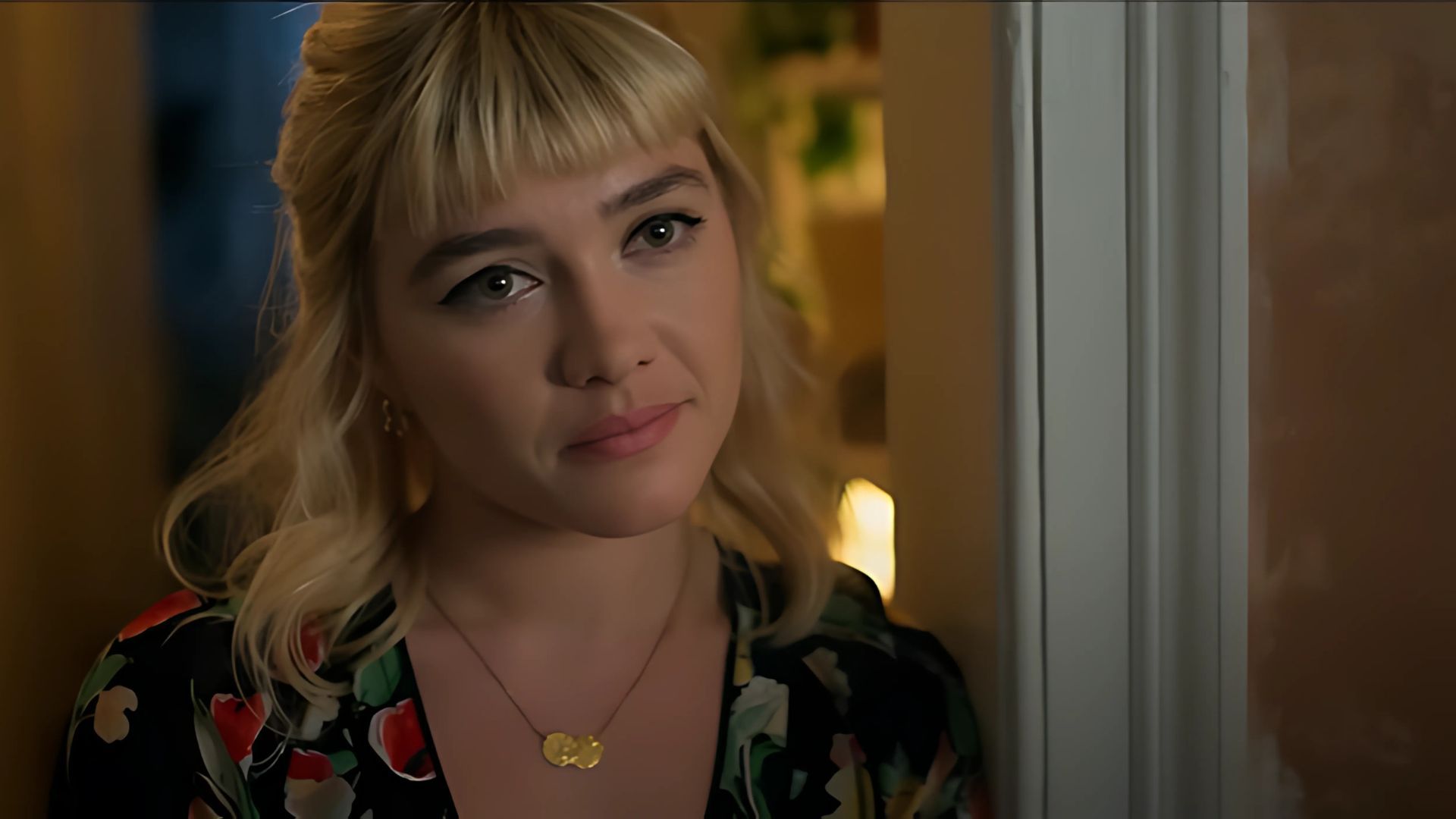 Florence Pugh as Almut Bruhl In We Live In Time | Image source: A24 on YouTube