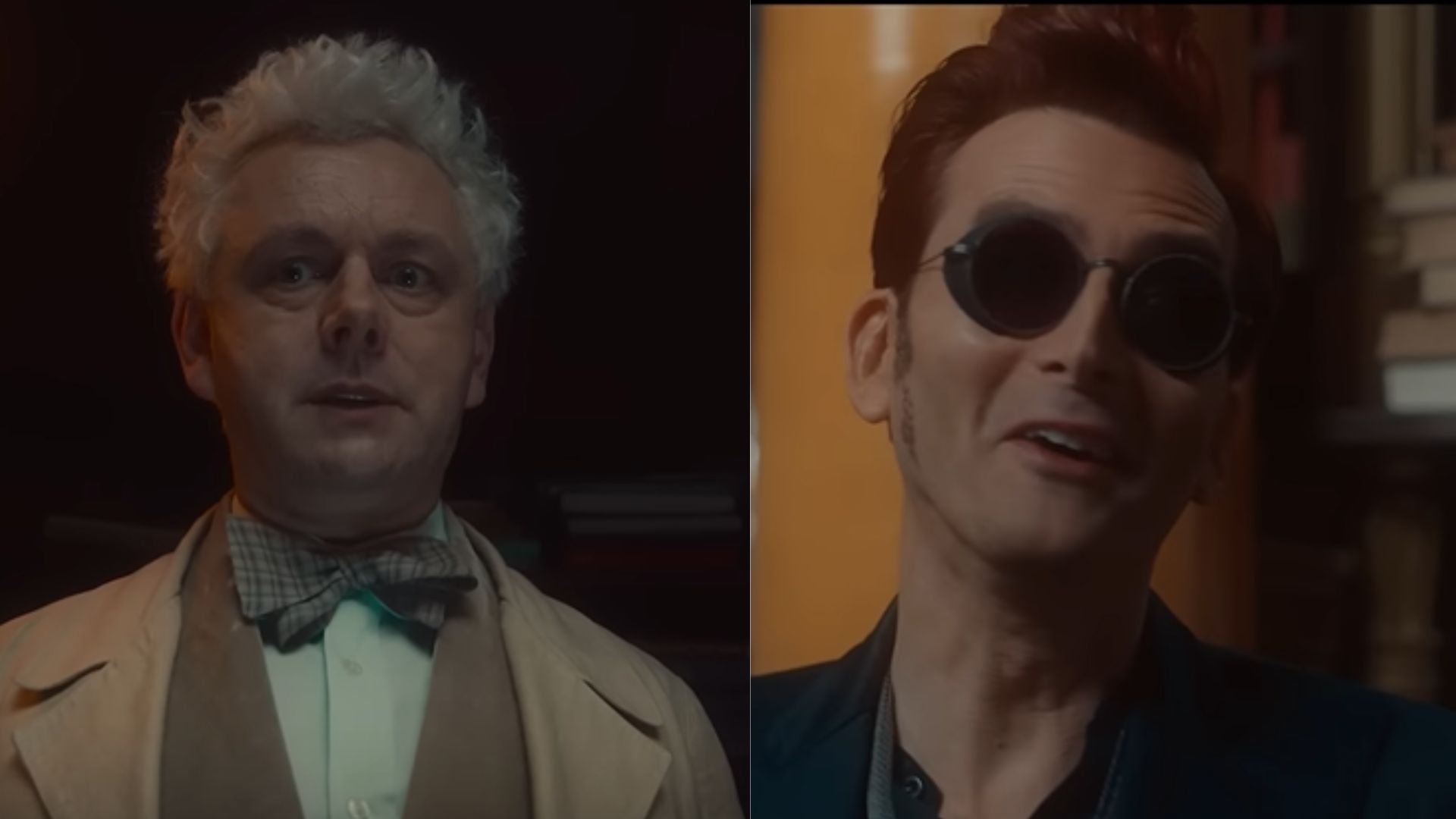 Michael Sheen and David Tennant in Good Omens / (Image via Prime Video)