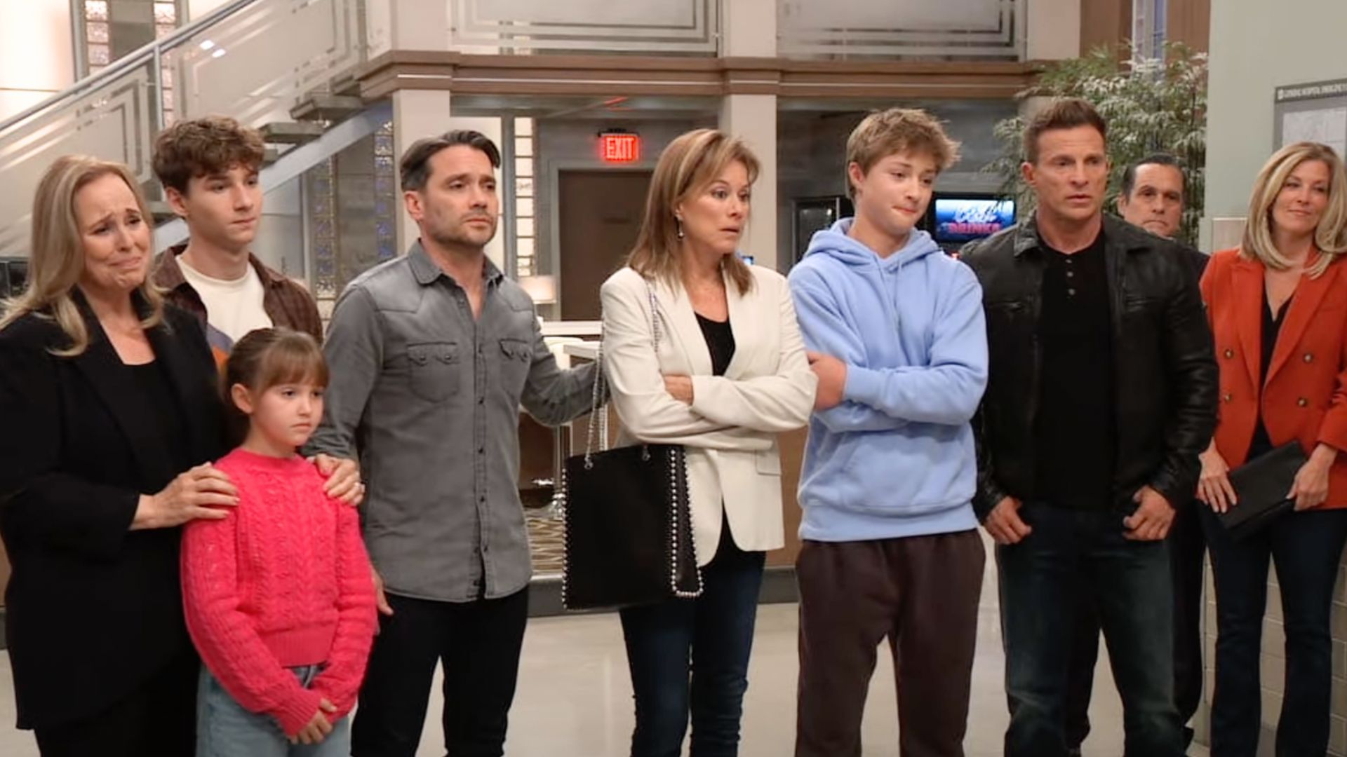 Sam and Lulu&#039;s families wait | Image Source: ABC