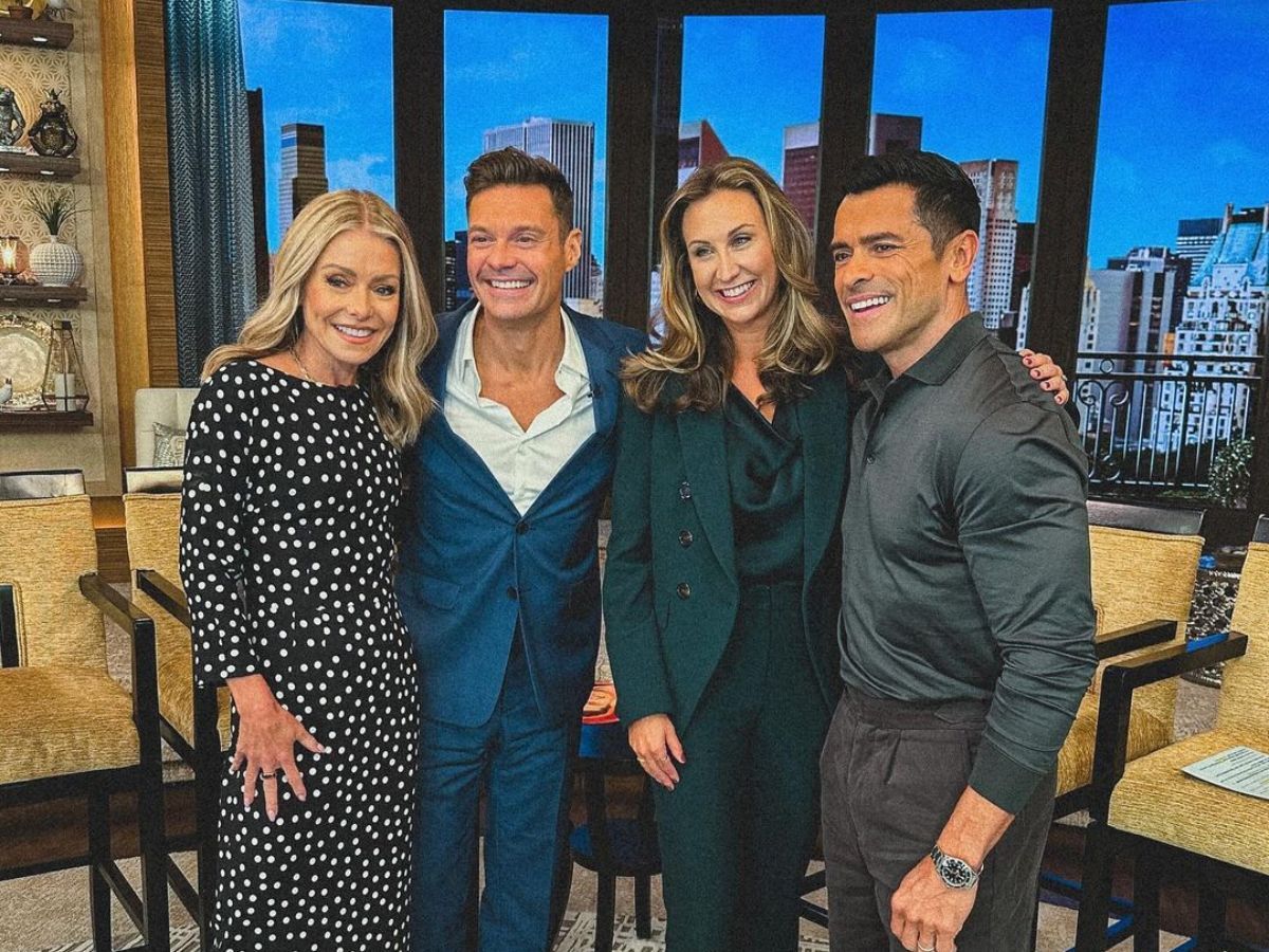 Wheel of Fortune host Ryan Seacrest attended Live with Kelly and Mark with his sister, Meredith/ Image via Instagram/ @ryanseacrest