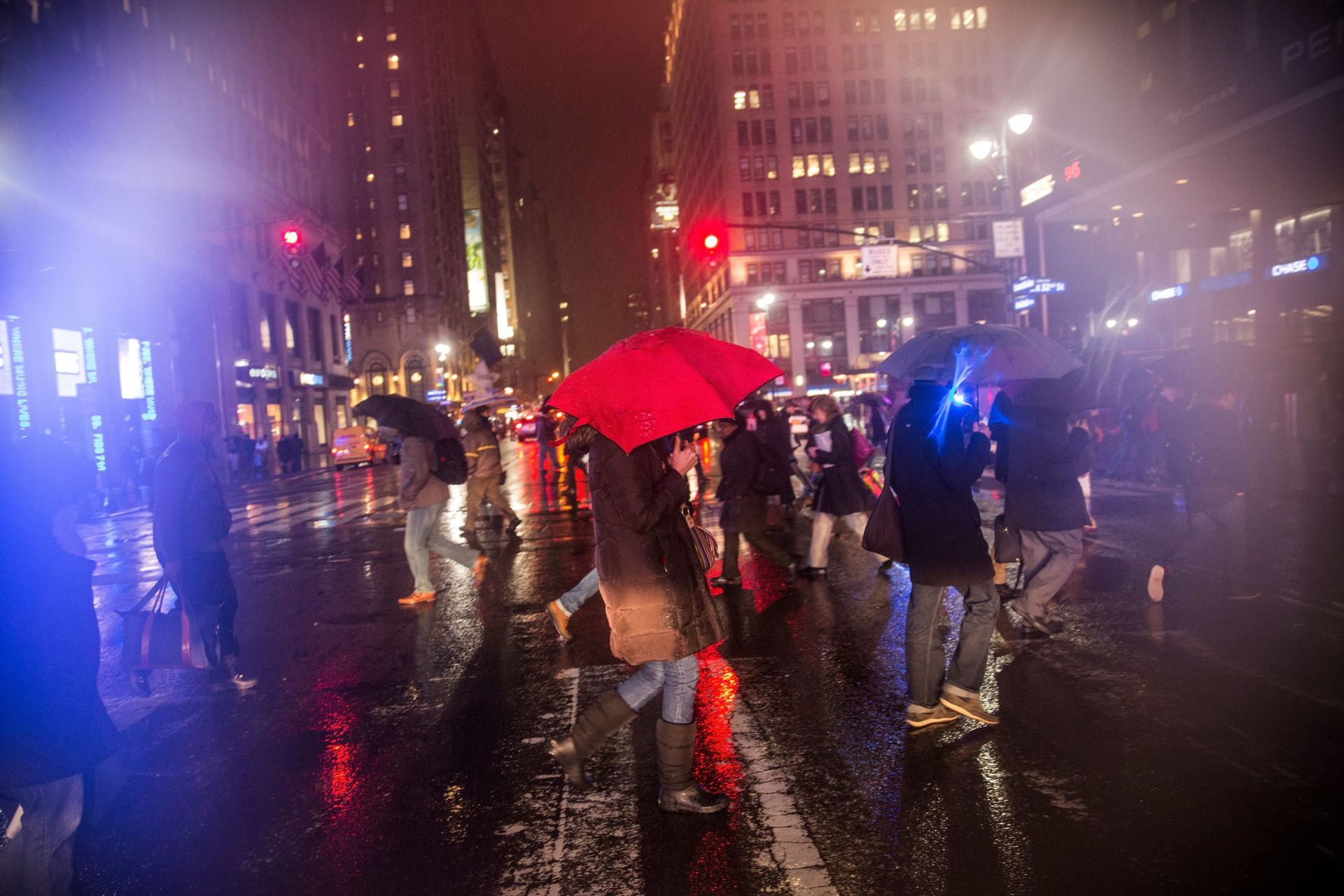 Winter Storm Hits New York Before Thanksgiving Holiday - Source: Getty