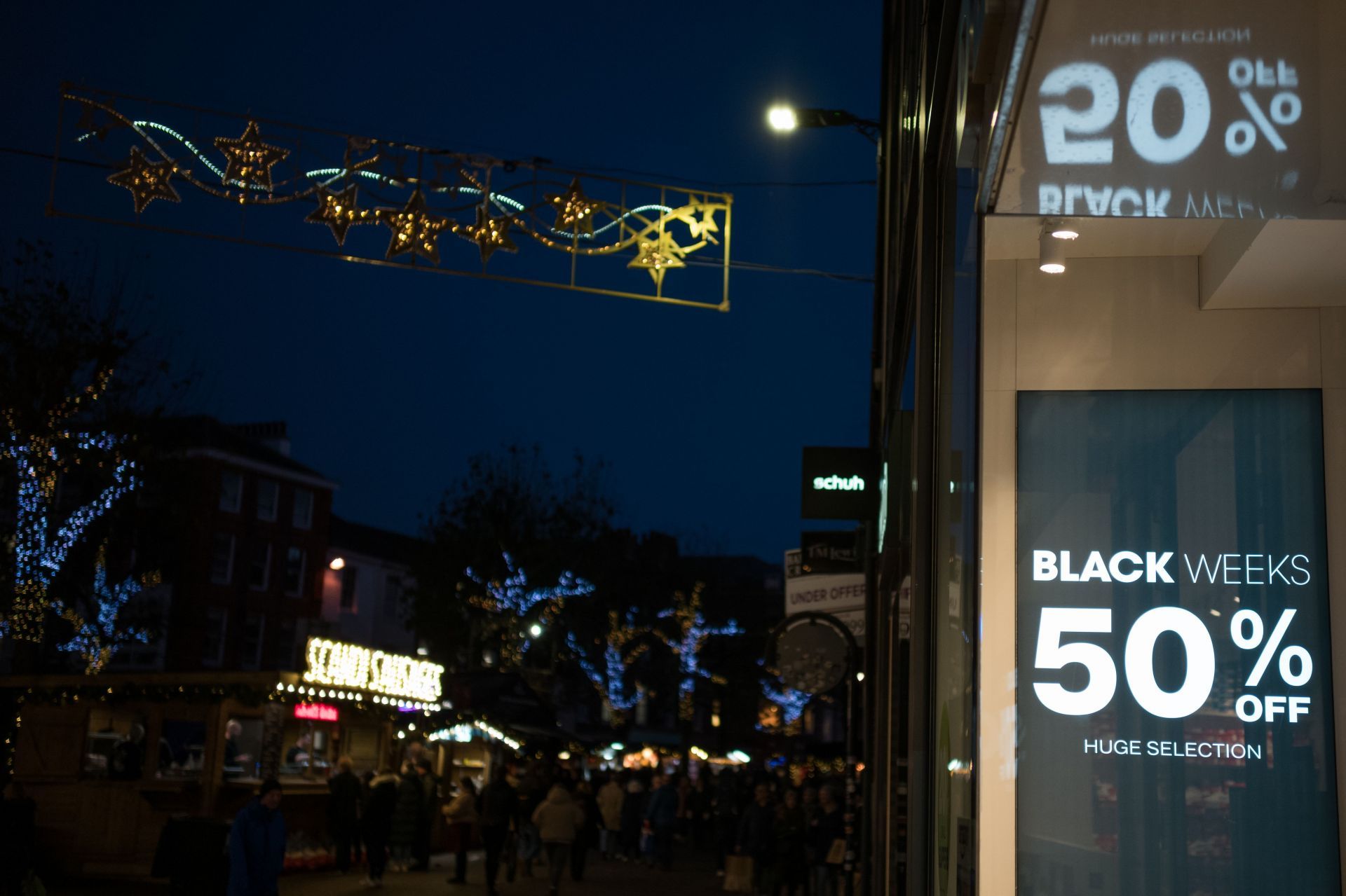 Christmas Season Shopping In York - Source: Getty