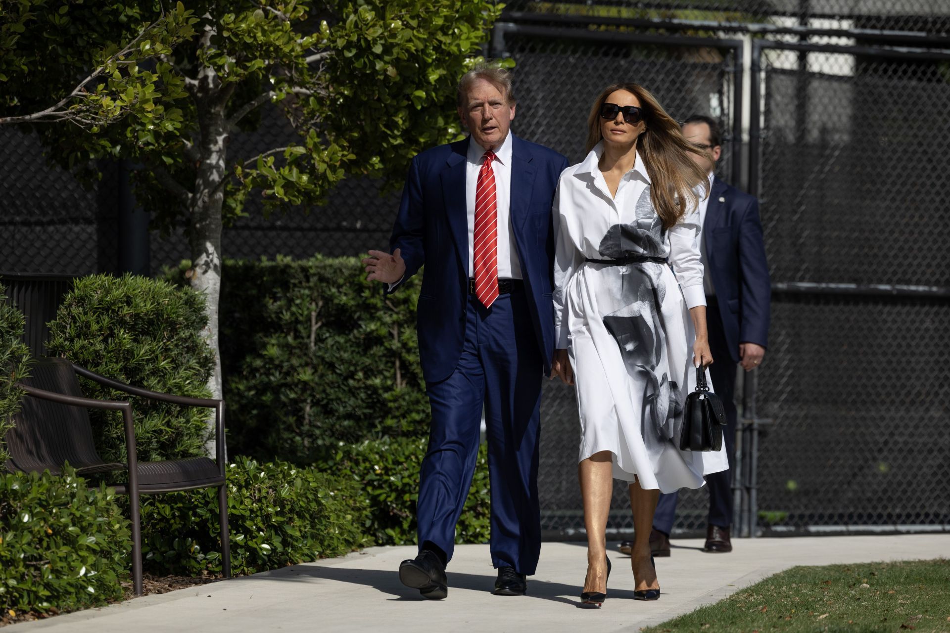 Former President Trump Votes In Florida&#039;s Primary Election In Palm Beach - Source: Getty