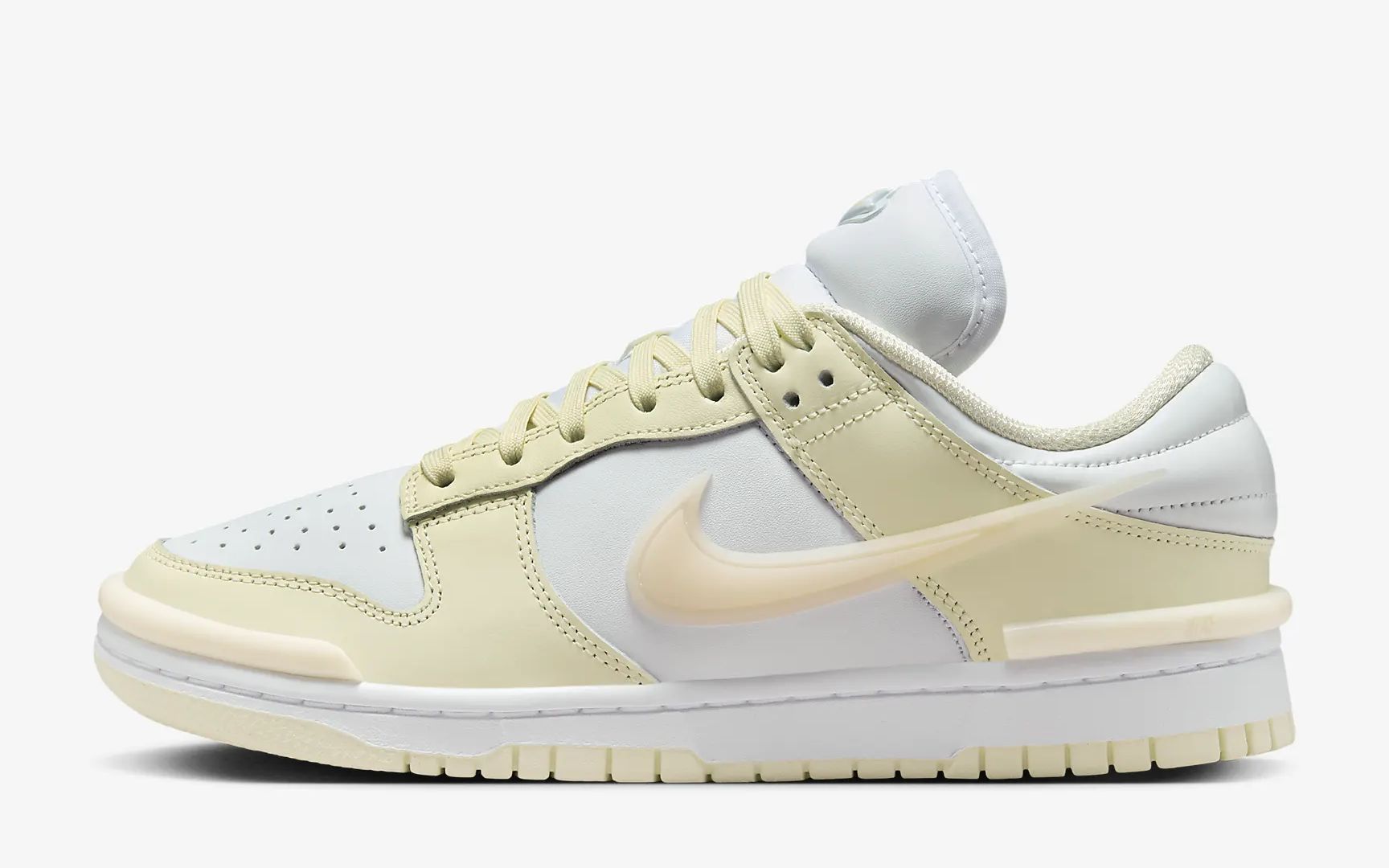 Nike Dunk Low Twist in Coconut Milk/White/Guava Ice (Image via Nike)