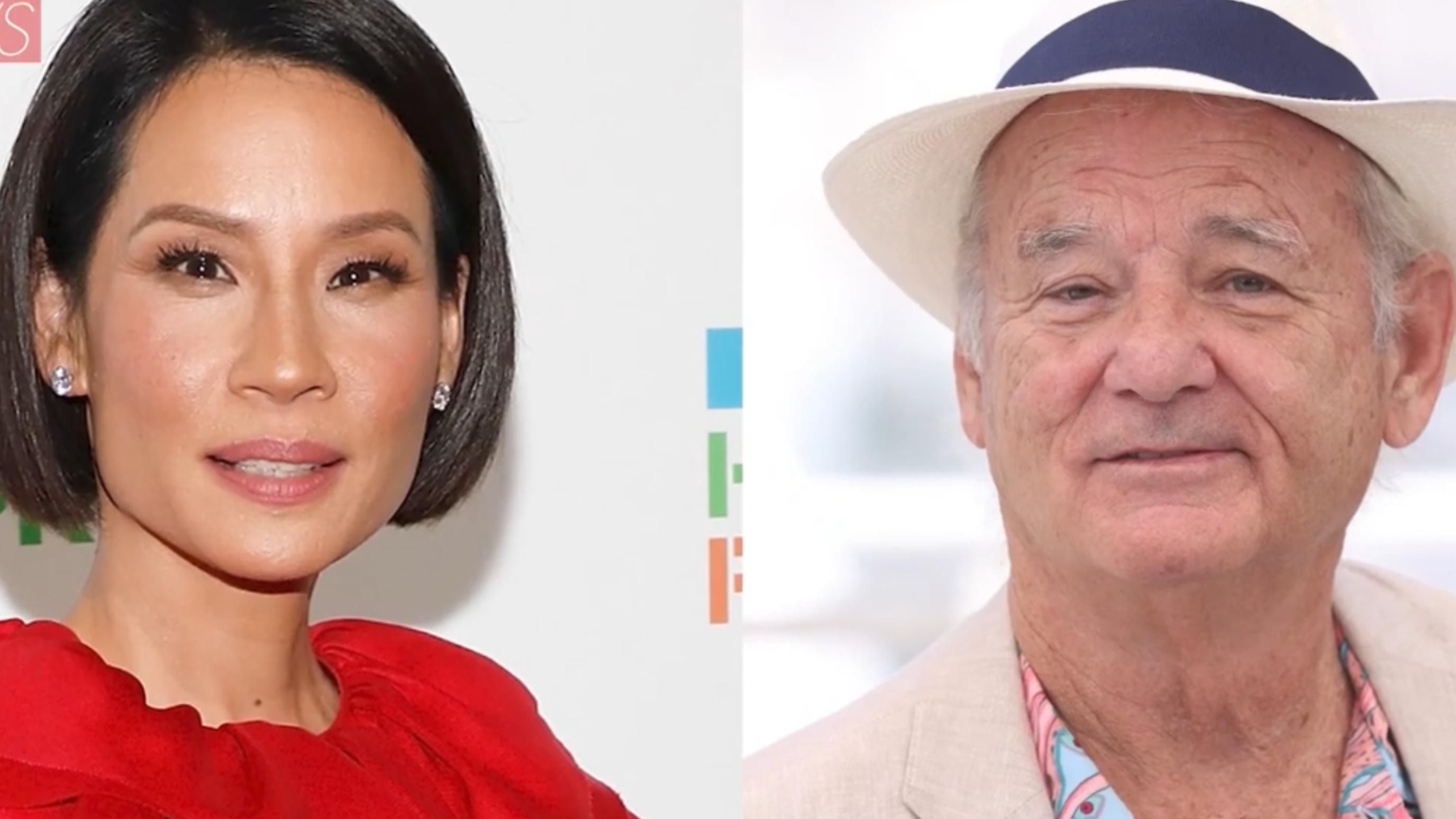 Bill Murray &amp; Lucy Liu | Image Source: The Hollywood Reporter via YouTube