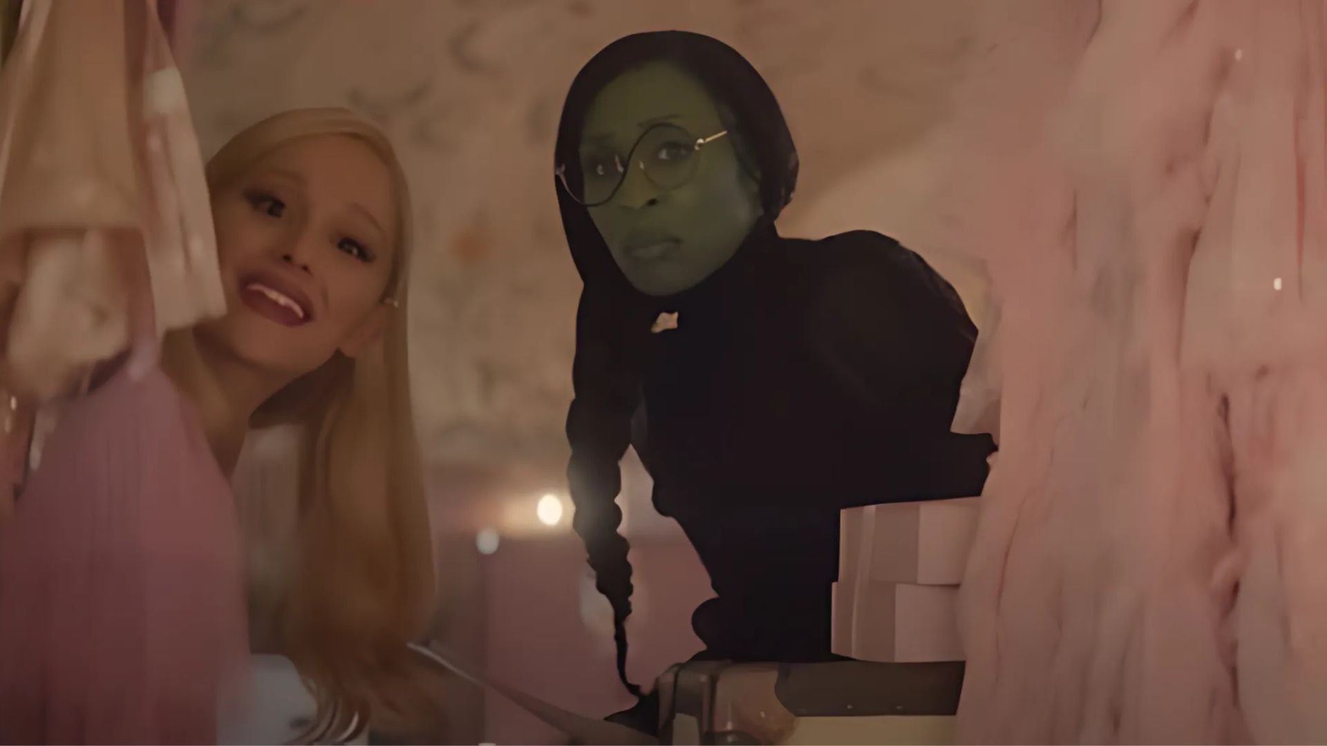 Ariana Grande-Butera and Cynthia Erivo in Wicked | Image source: Universal Pictures on YouTube