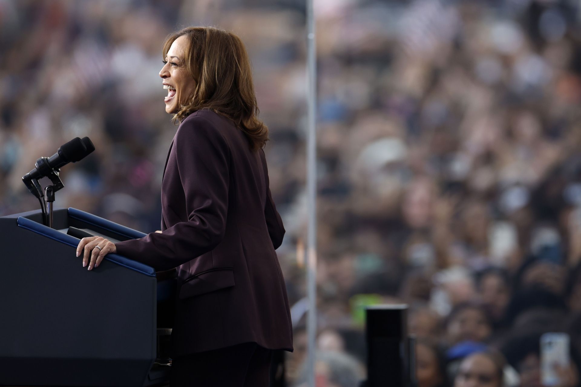 Vice President And Presidential Nominee Kamala Harris Delivers Concession Speech At Howard University - Source: Getty