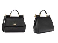 Dauphine Medium Leather Top Handle Bag by Dolce&Gabbana (image via Saks Fifth Avenue)