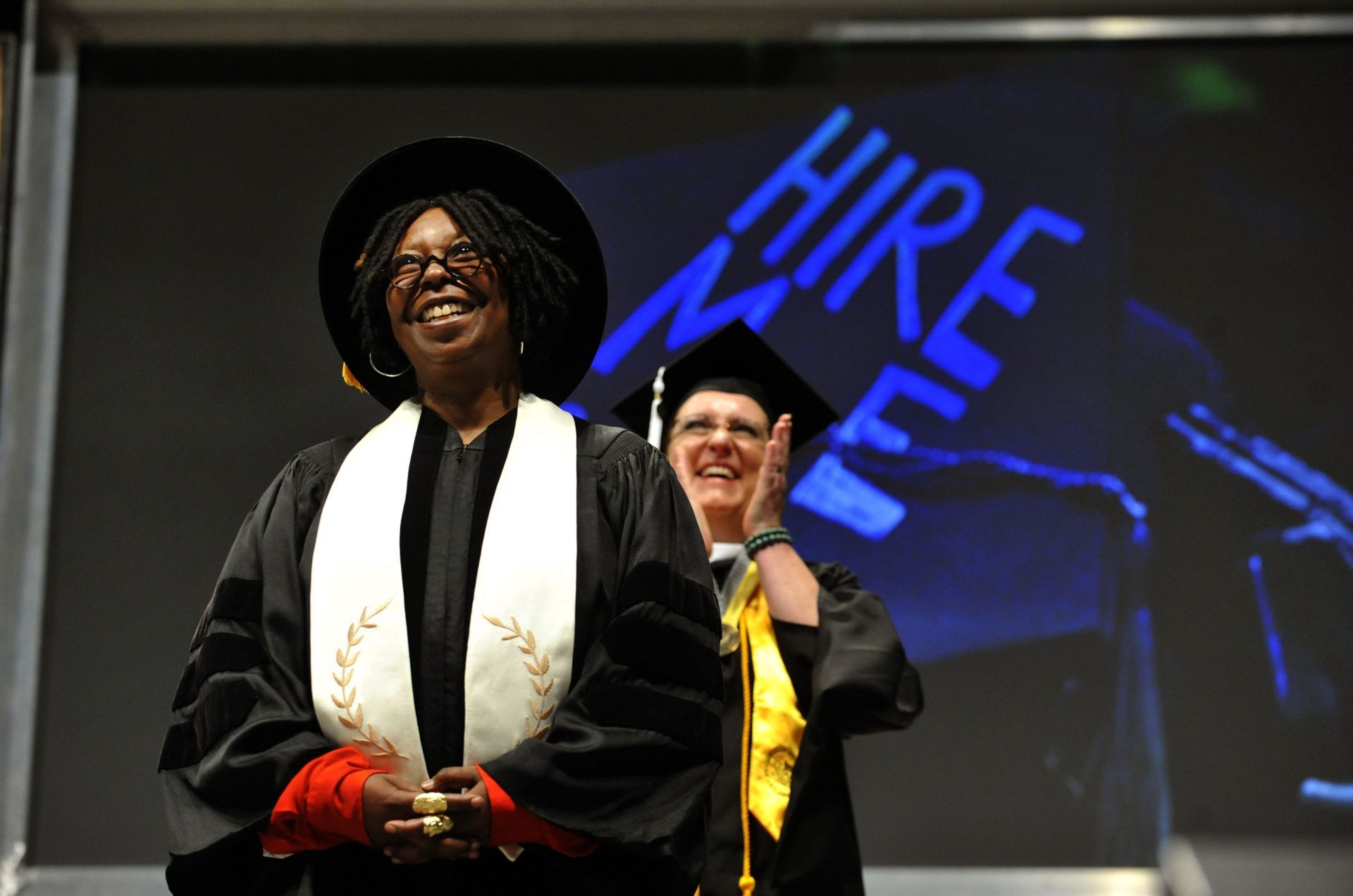 Whoopi Goldberg Speaks At The 2011 Savannah College Of Art And Design Graduation Ceremony - Source: Getty