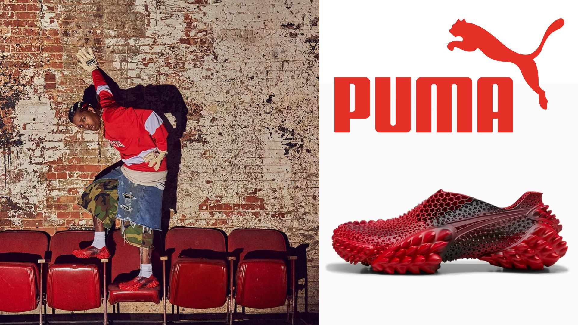 A$AP Rocky x Puma &amp; A$AP ROCKY x PUMA Mostro 3.D (Image via Instagram / @asaprocky / Puma)