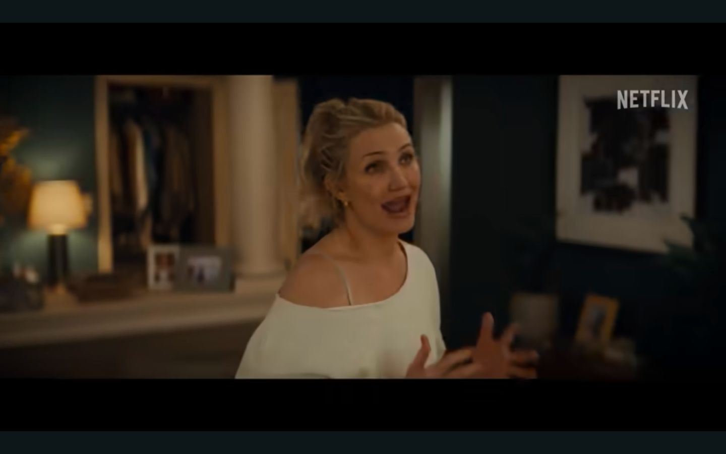 Still of Cameron Diaz (Image via Netflix)