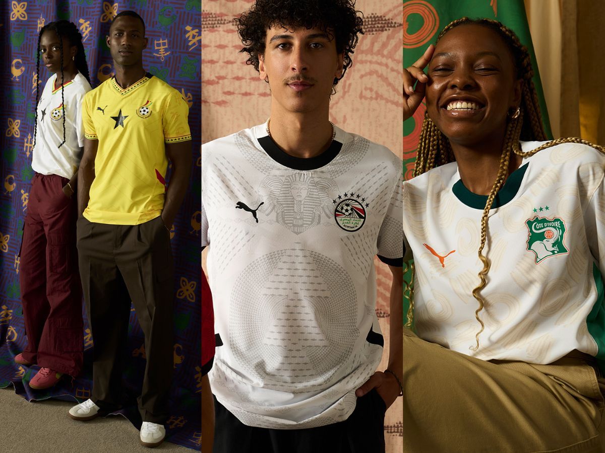 PUMA launches the national team home and away kits of 5 Africa football nations (Image via PUMA)