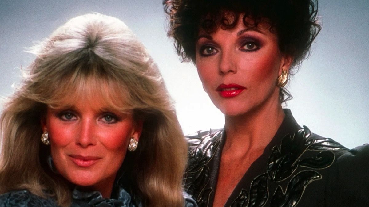 Joan Collins and Linda Evans