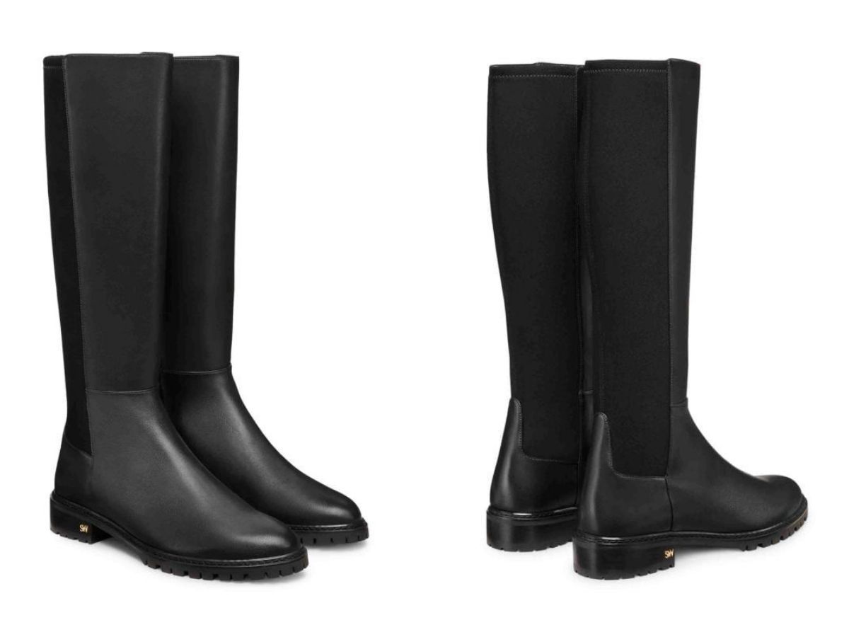 City Leather Knee-High Boots by Stuart Weitzman (image via Saks Fifth Avenue)